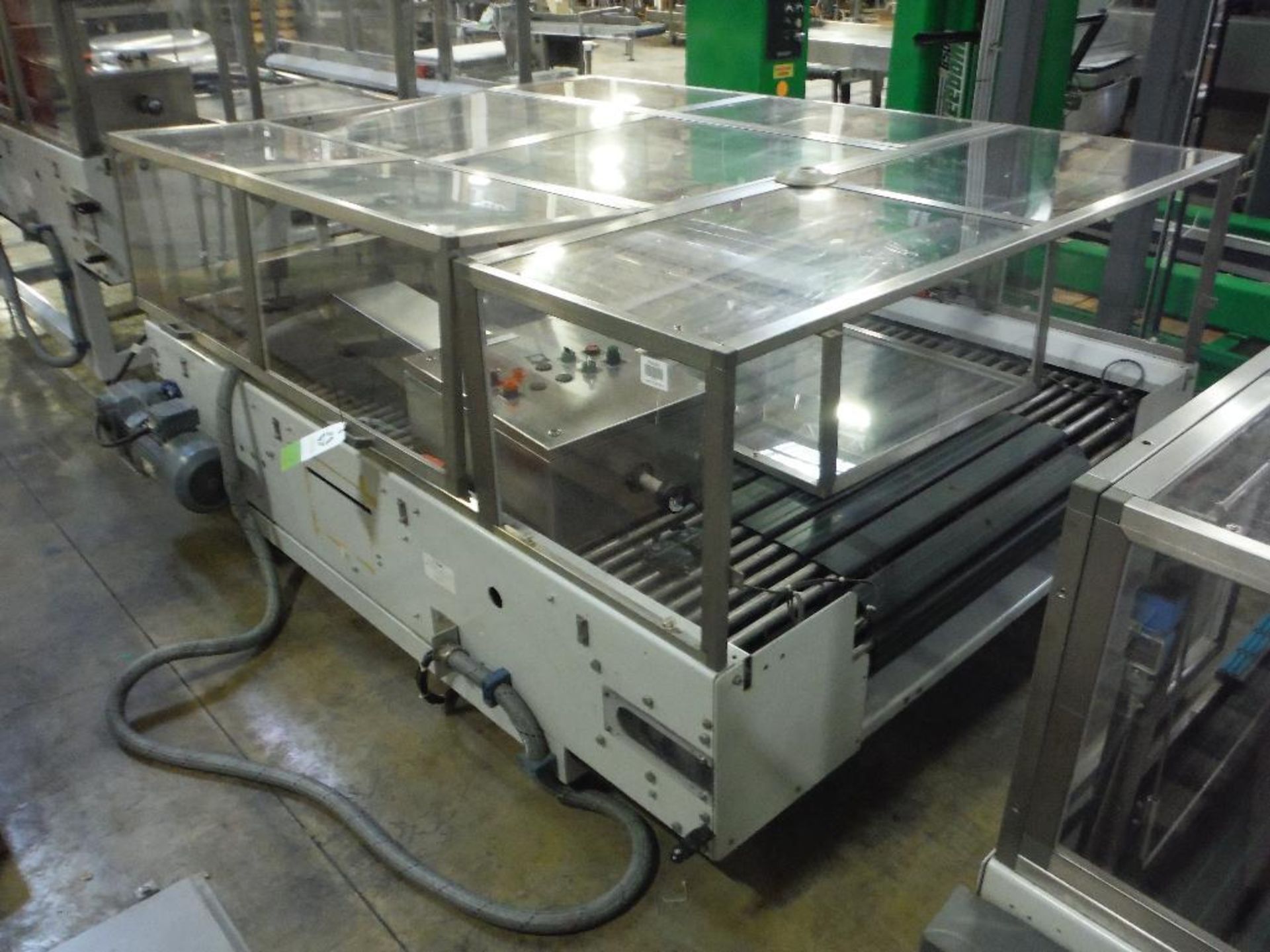 2007 Sidel combiner conveyor, Model TDC0016, SN 904835-SMMM0327, 98 in. long x 66 in. wide, with con