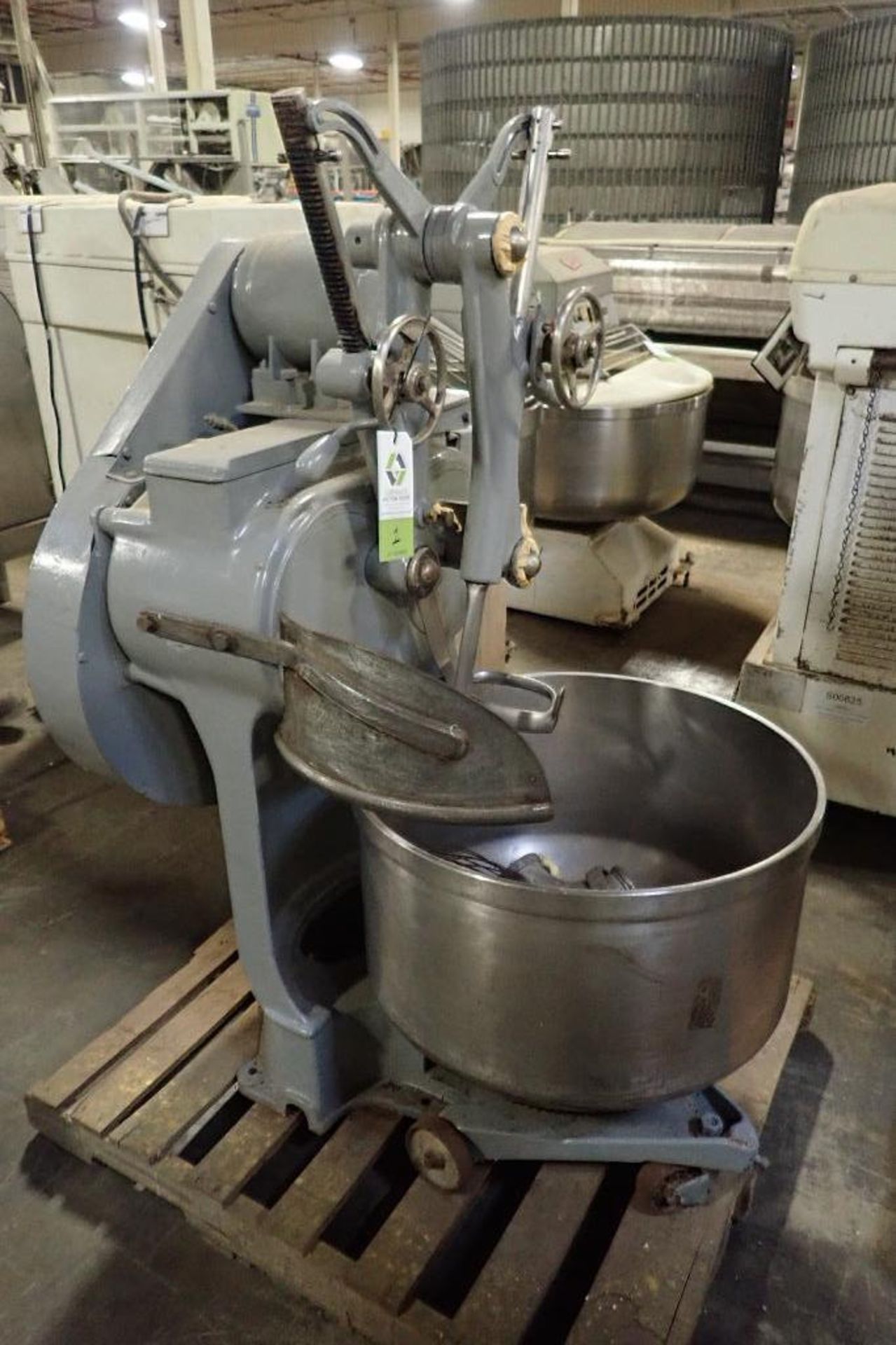 Artofex double arm dough mixer, SS bowl, 27 in. dia x 18 in. deep **Rigging FEE: $50 **