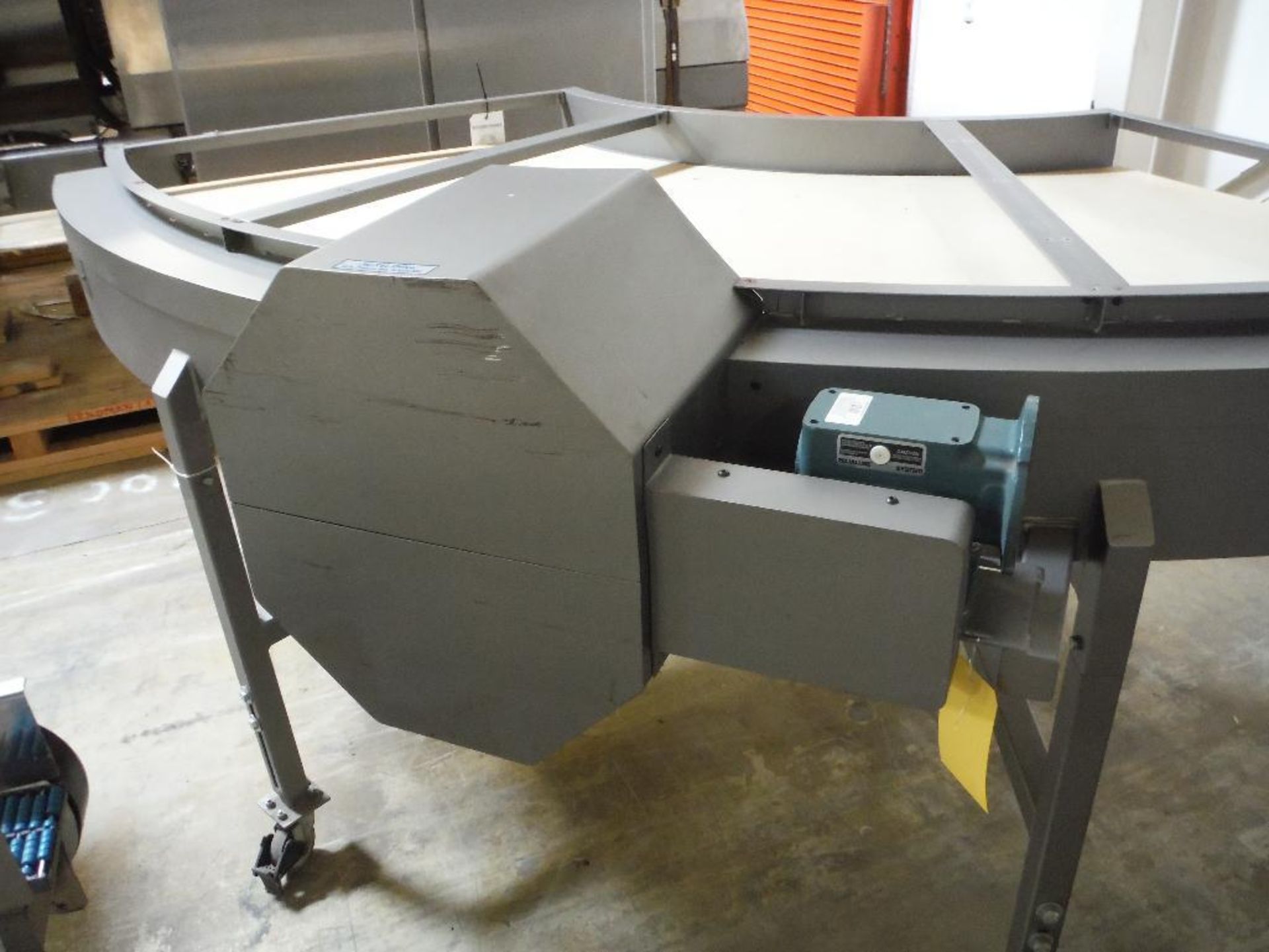 1999 Jantec 90 degree conveyor, Model PRN_7236-90, SN 2955-2, 42 in. wide belt, overall 75 in. x 75 - Image 4 of 5