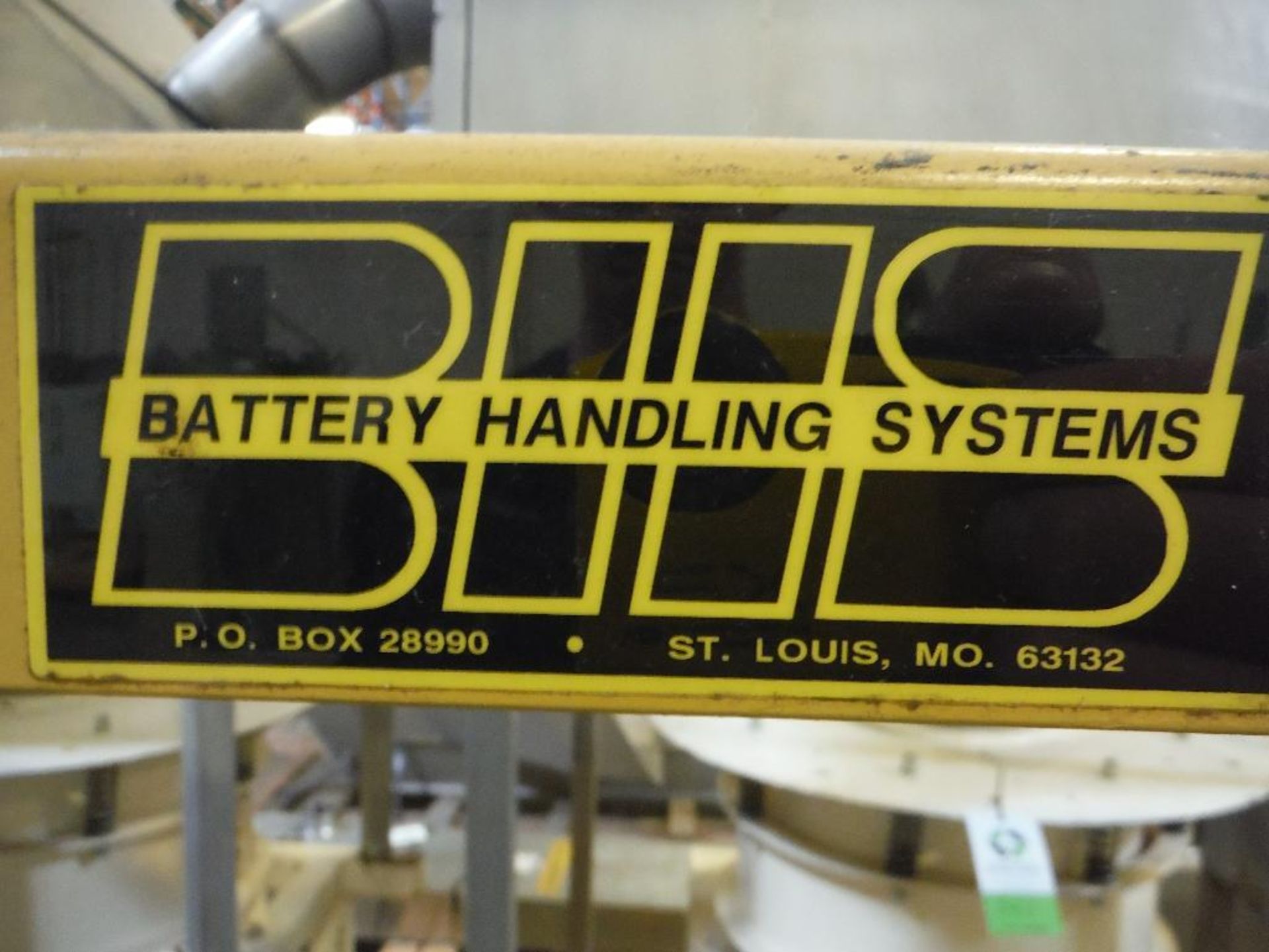 Battery Handling Systems battery rack, 144 in. long x 40 in. wide **Rigging FEE: $75 ** - Image 3 of 4