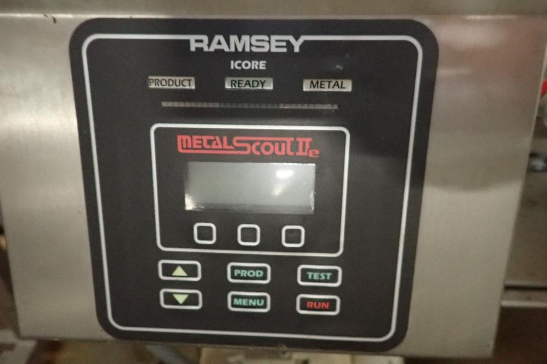 Ramsey metal detector check weigher combo, aperture 13.5 in. wide x 3.5 in. tall, SS frame **Rigging - Image 6 of 9