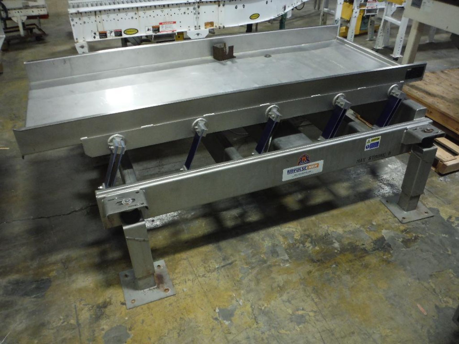 Key Impulse vibratory conveyor, Model 436205-1, SN 07-179399, 88 in. long x 36 in. wide x 30 in. tal - Image 5 of 6