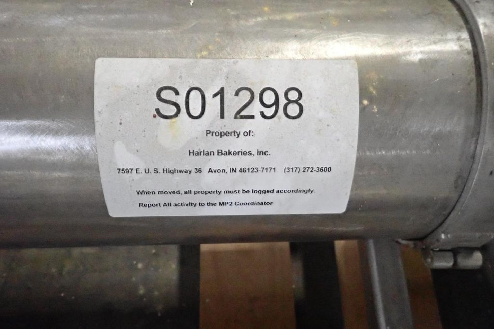 SS tube-in heat exchanger, 96 in. long x 8 in. dia, Model E696 CONCENTRATOR, 115 PSI @ 353 F **Riggi - Image 7 of 8