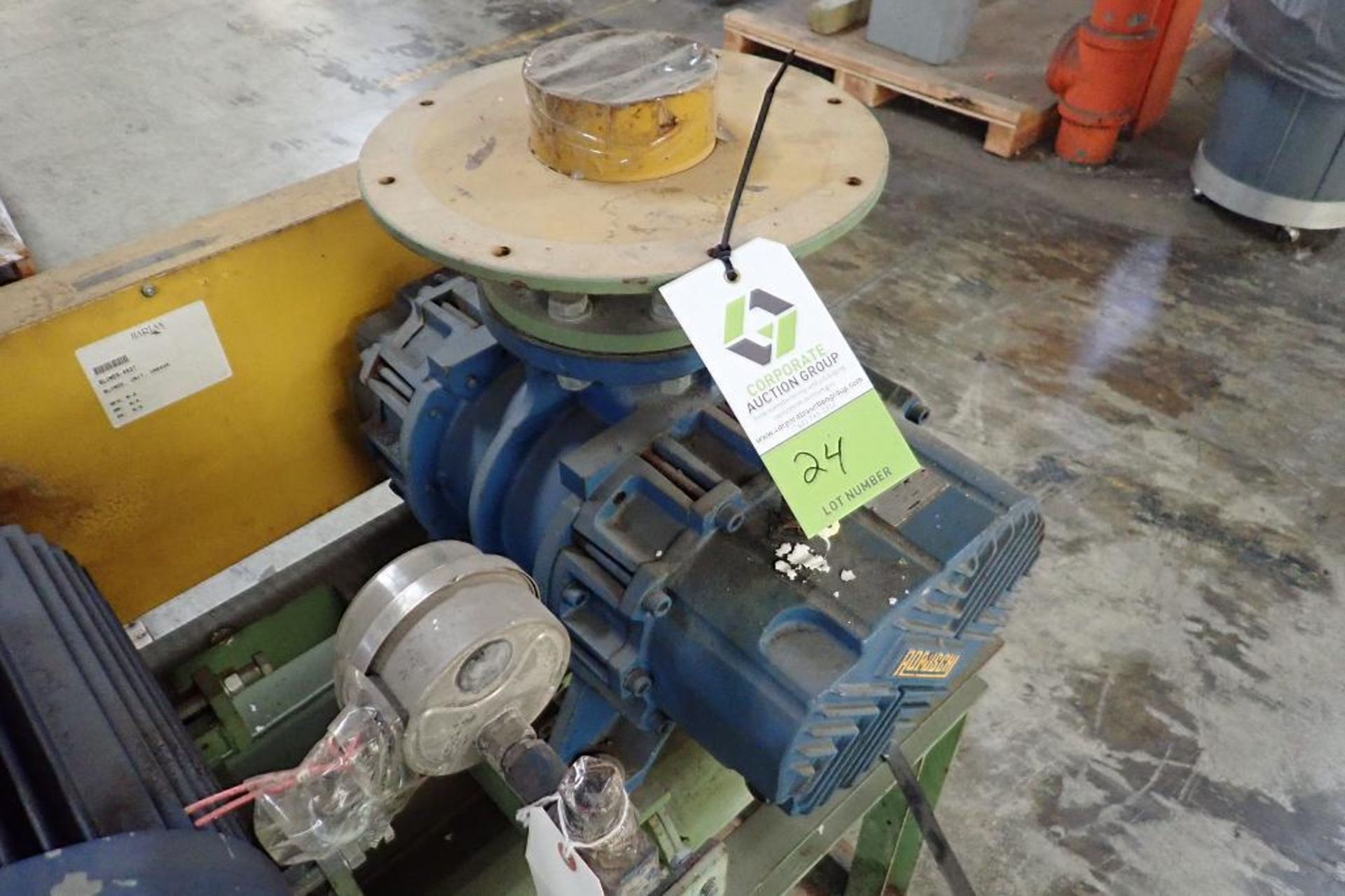 Rotary lobe blower package, Robuschi rotary lobe blower, Model RB50C/V, SN L8616 **Rigging FEE: $50 - Image 7 of 10