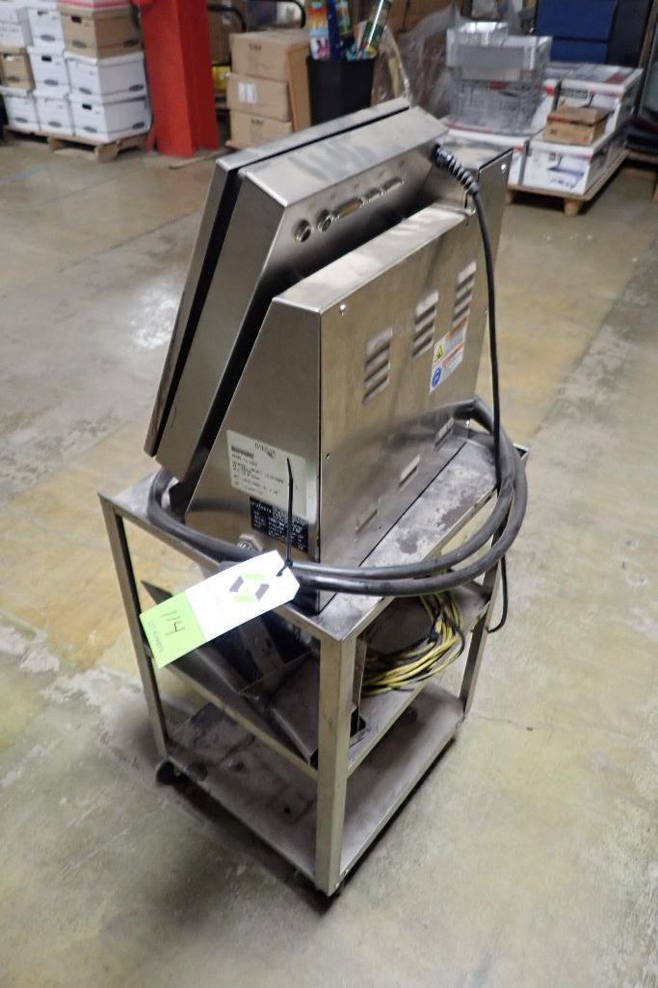 2007 Leibinger inkjet marking machine, Type JET 2 SE, SN LJ-00718, with head on SS cart **Rigging FE - Image 3 of 7