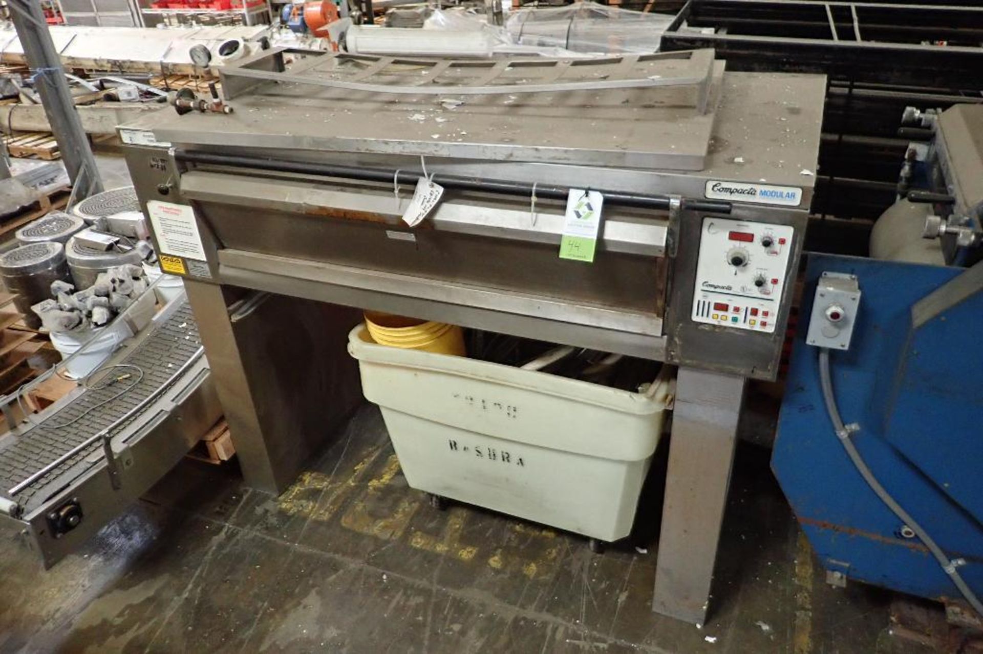 1996 Tom Chandley stone plate oven, Model MOD-MK4-MTS-1-3-8, SN 12157, 54 in. wide x 30 in. deep bak