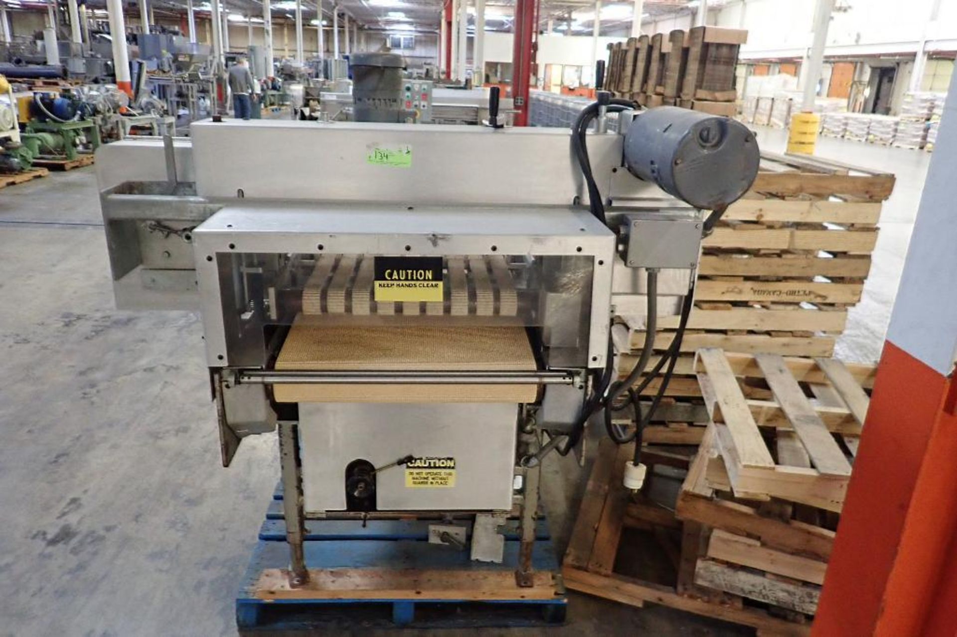 Lematic bagel slicer, Model BF-10, Model GU7-5-2, SN740186, mild steel frame **Rigging FEE: $100 ** - Image 7 of 15