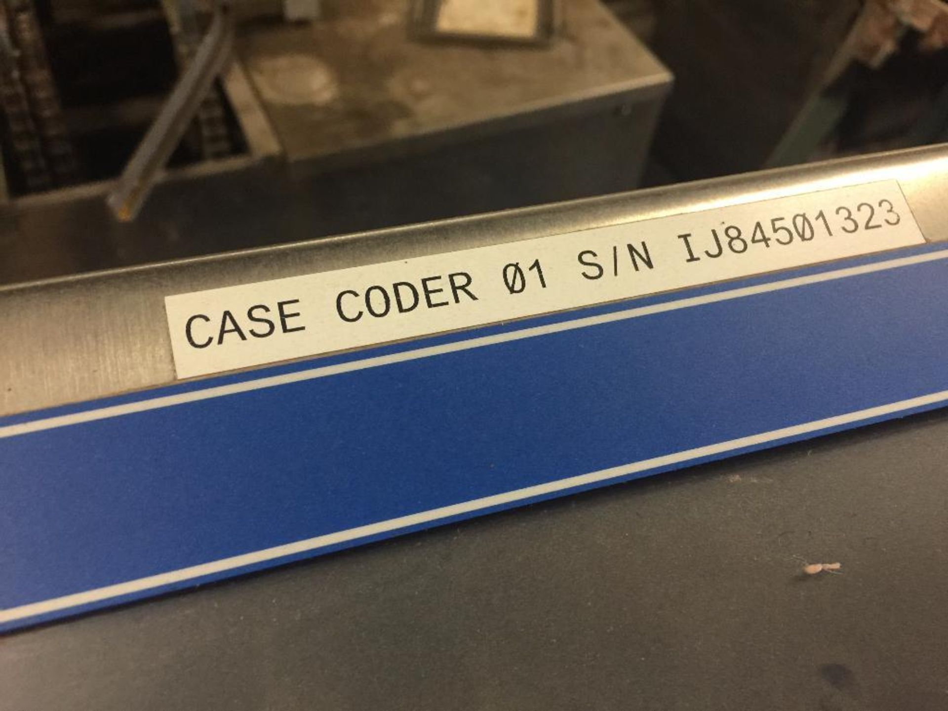 Diagraph case coder and conveyor. - ** Located in Medina, New York ** Rigging Fee: $175 - Image 3 of 5