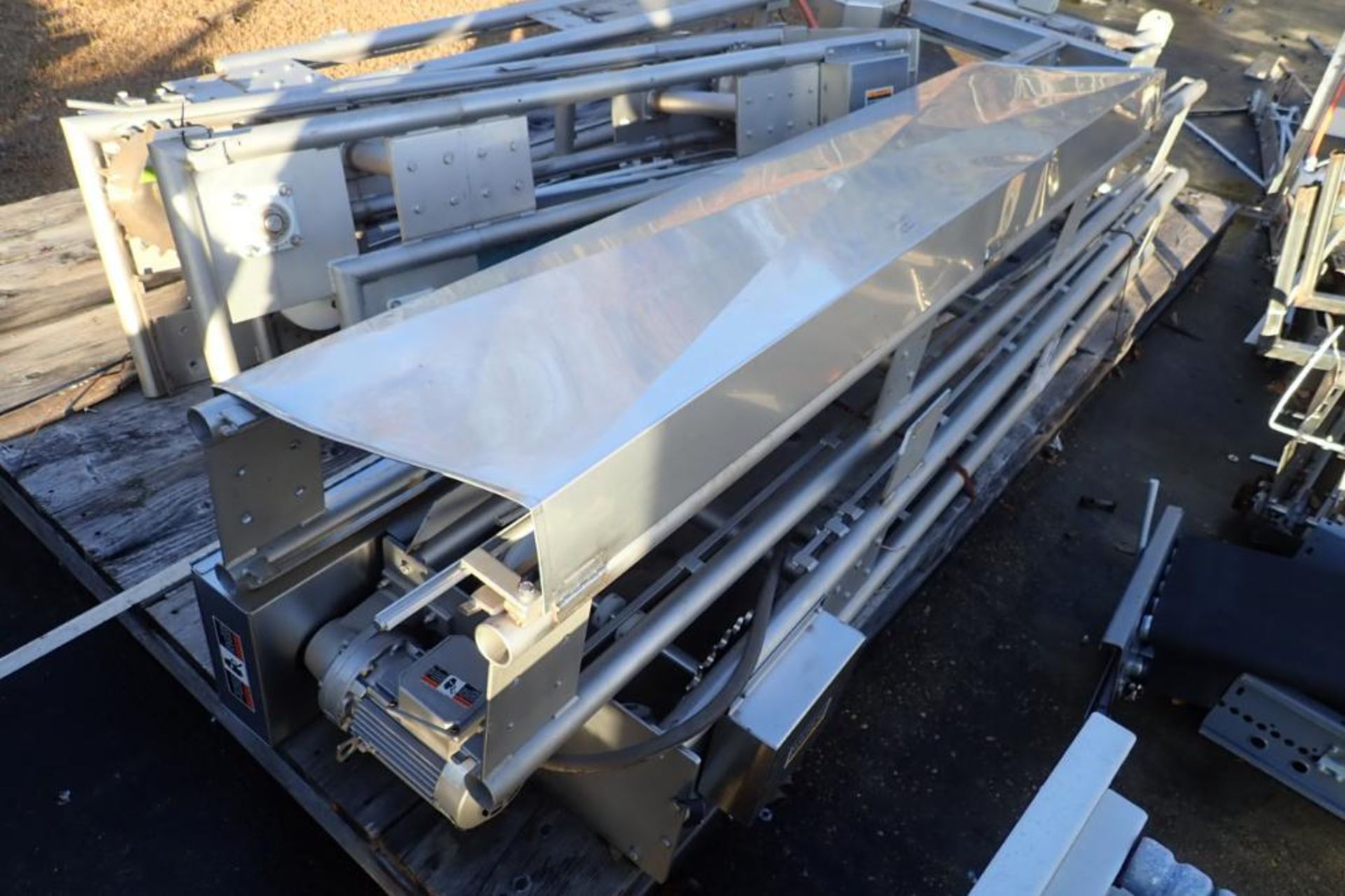 (2) RBM SS Z conveyor frames, fits 14 in. wide belt - ** Located in Dothan, Alabama ** Rigging Fee: - Image 5 of 11