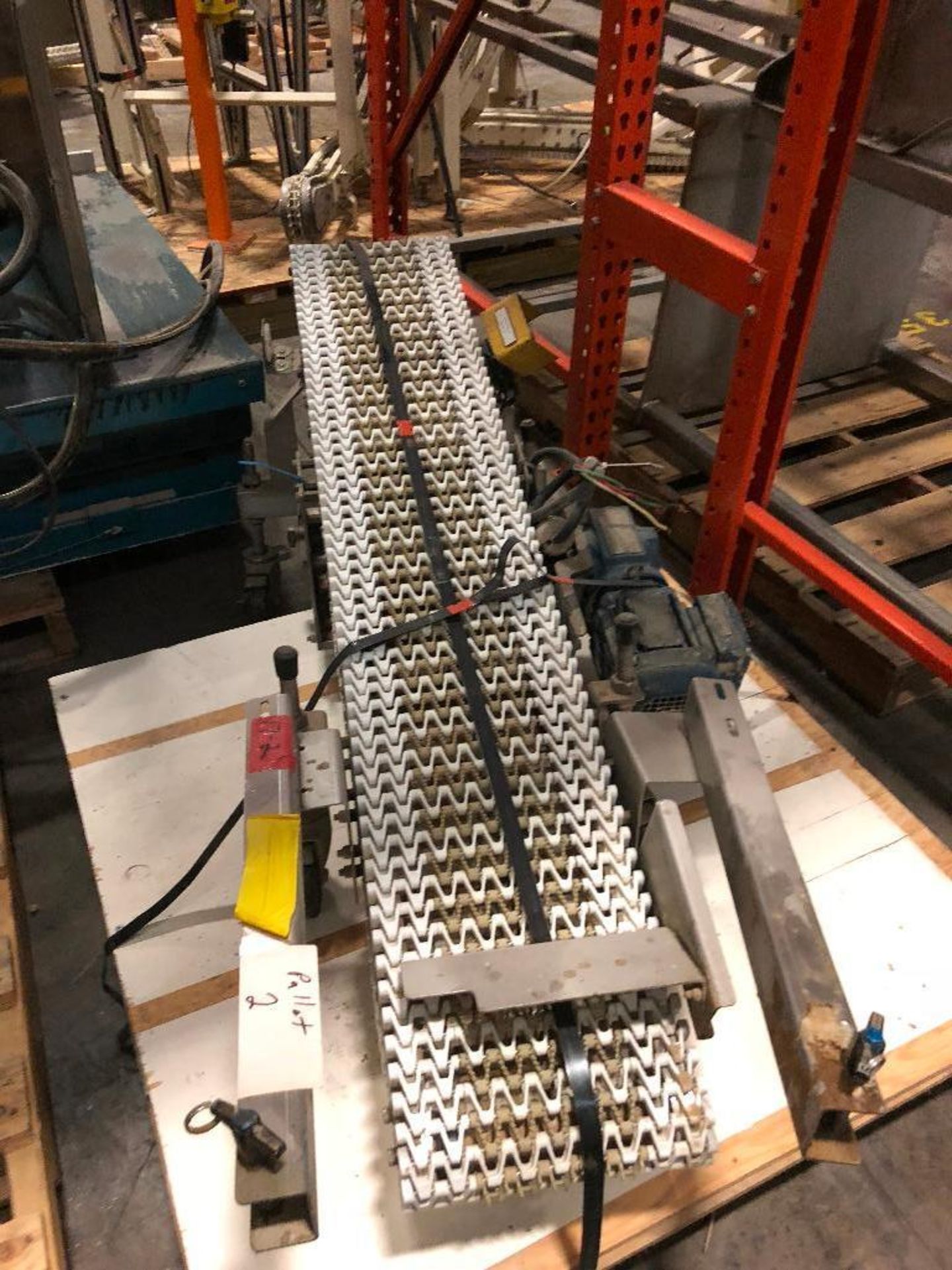 Spantech mild steel conveyor, 60 in. long x 11 in. wide. (17-2) - ** Located in Medina, New York ** - Bild 4 aus 4