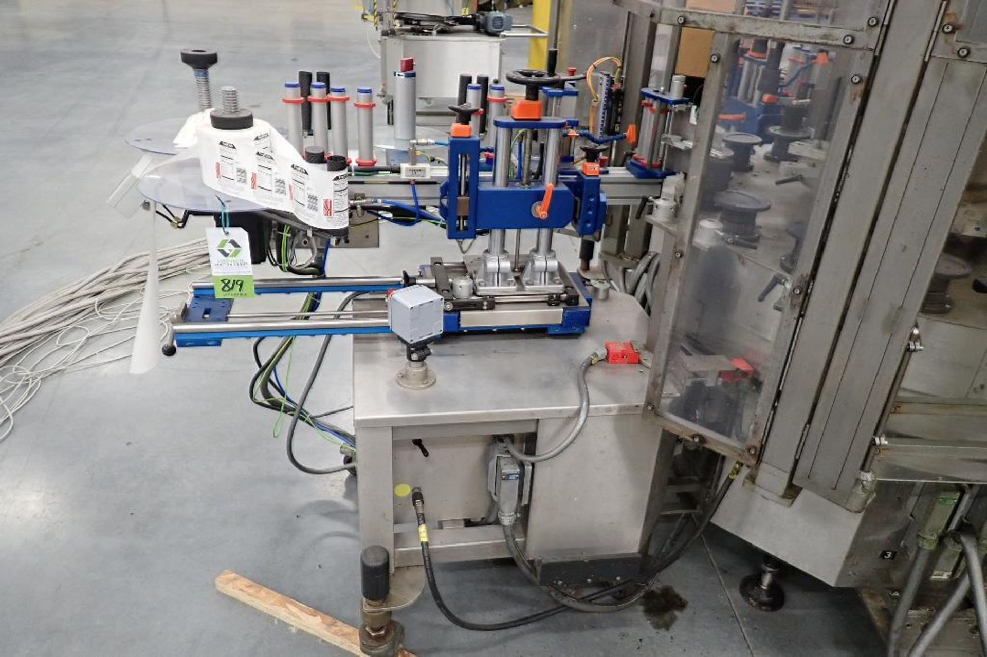 PackLab PE labeler, controls, Nordson hot glue pump, conveyor. - ** Located in Buckner, Kentucky ** - Image 15 of 24