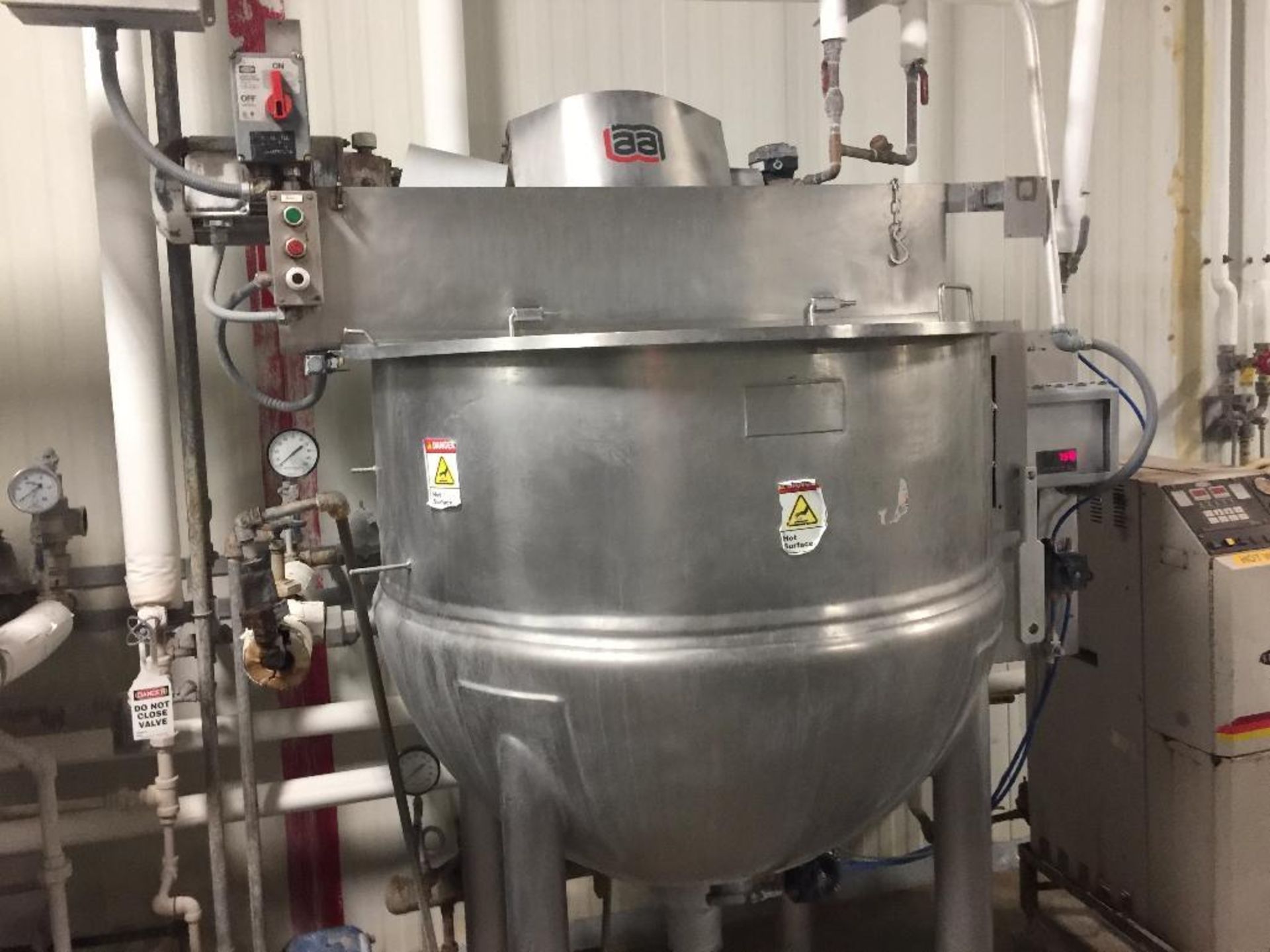 1999 Lee SS steam jacket kettle, model 200D9MS, s/n 12158-1-1. (#1) - ** Located in South Beloit, Il