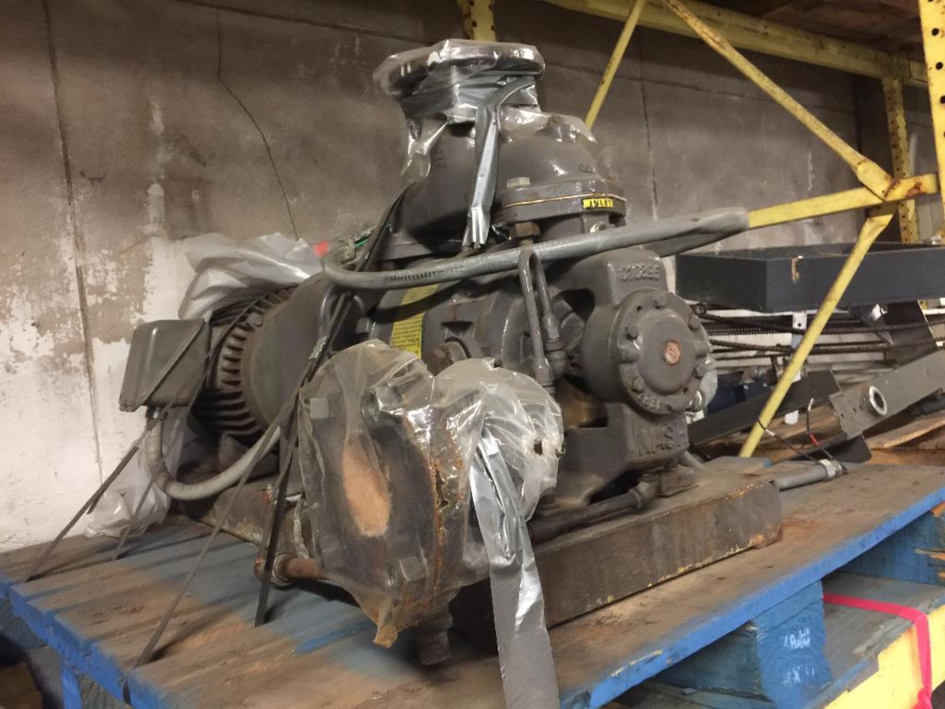 (3) Nash vacuum pumps and motors. (3) skids. - ** Located in Medina, New York ** Rigging Fee: $150 - Image 2 of 3