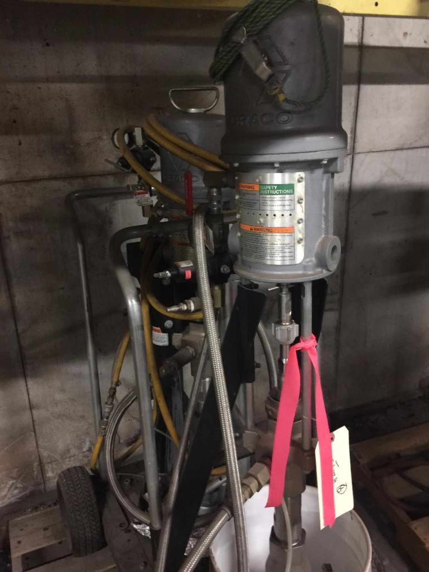 (2) Graco barrel pumps on carts. - ** Located in Medina, New York ** Rigging Fee: $100 - Image 5 of 5