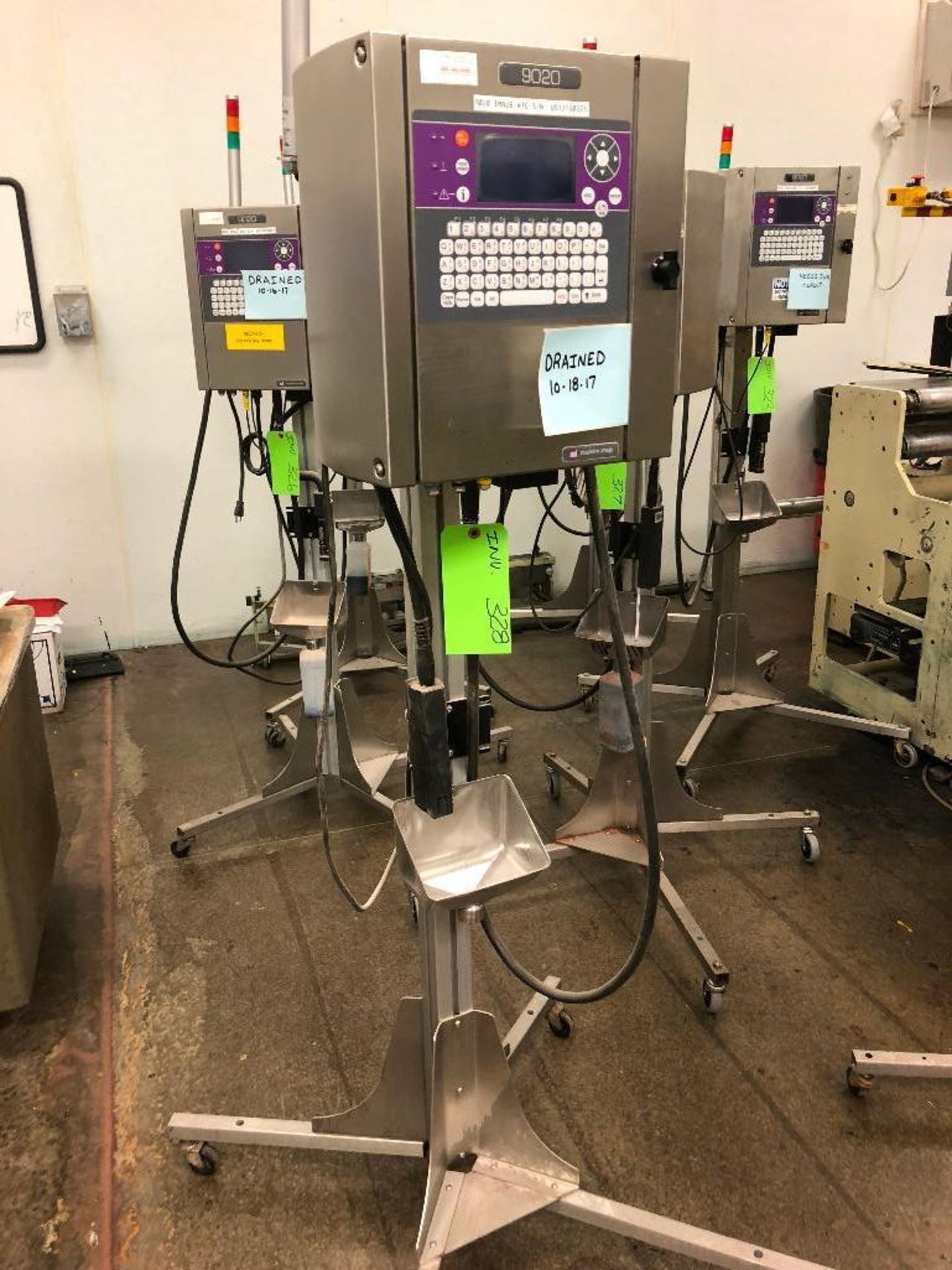 2012 Markem Imaje ink jet coder, model 9020, s/n US12160375, on stand. (#16) - ** Located in Medina,