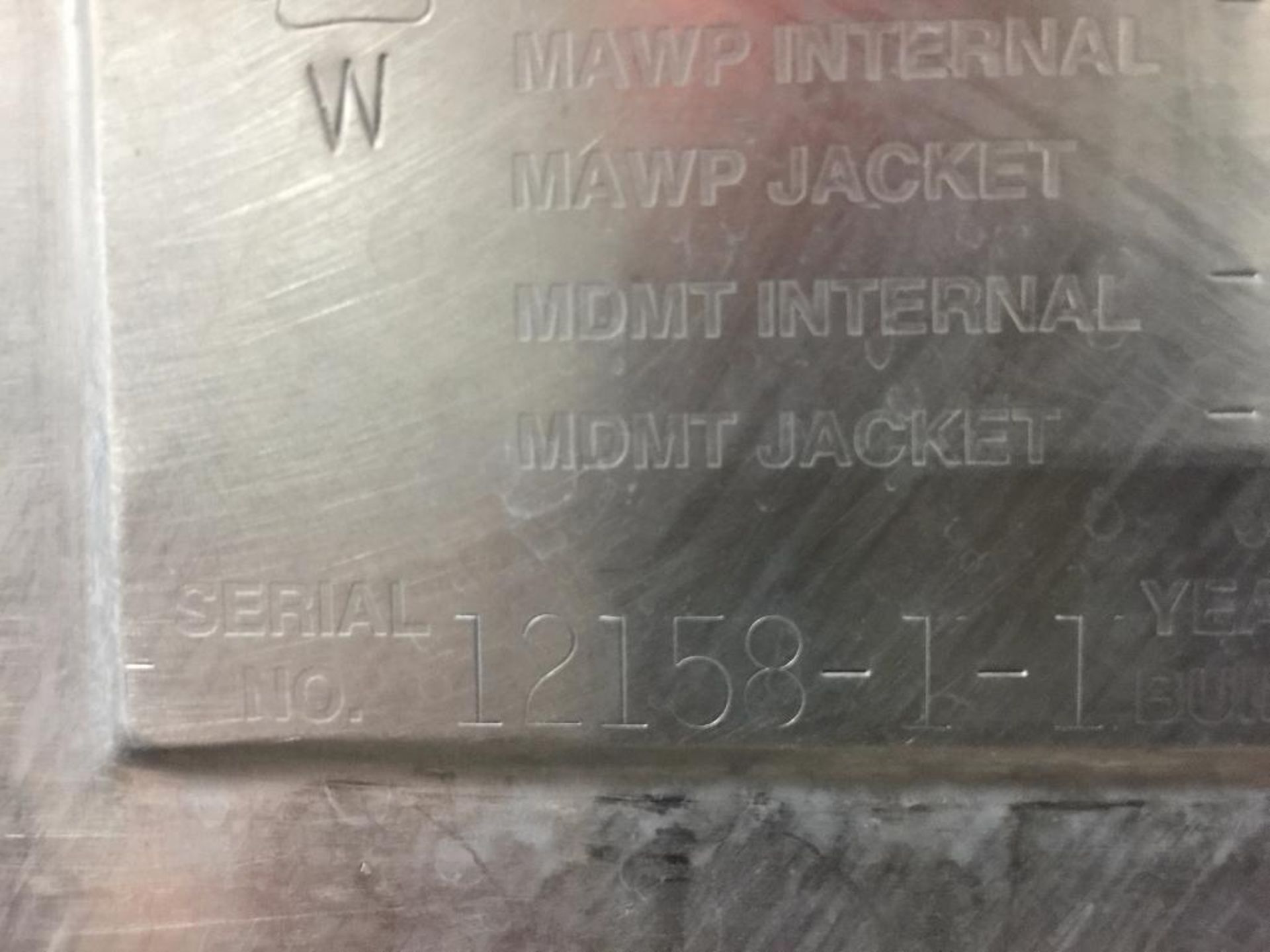 1999 Lee SS steam jacket kettle, model 200D9MS, s/n 12158-1-1. (#1) - ** Located in South Beloit, Il - Image 8 of 13