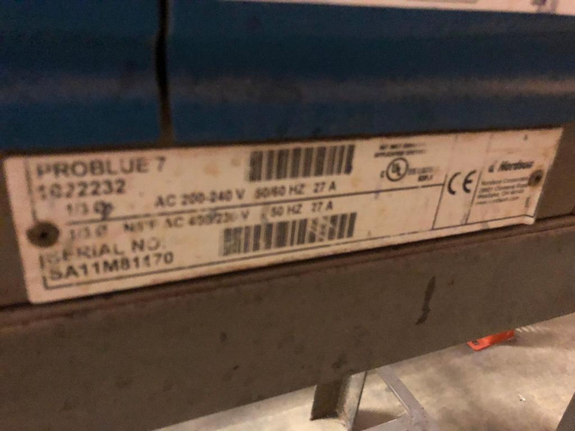 Nordson ProBlu 7 hot melt glue pump, s/n SA11M81170. - ** Located in Medina, New York ** Rigging Fee - Image 3 of 4