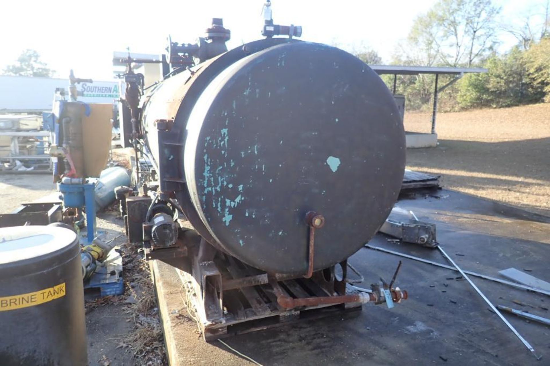 1986 Cleaver Brooks packed boiler, SN L-81680, with misc. components - ** Located in Dothan, Alabama - Image 9 of 11