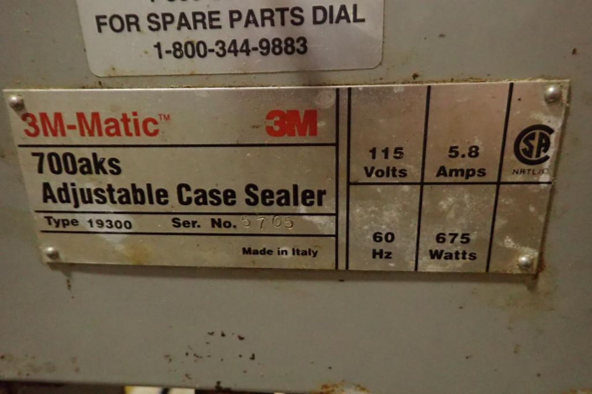 (2) 3M matic adjustable case sealers, top and bottom - ** Located in Dothan, Alabama ** Rigging Fee: - Image 7 of 8