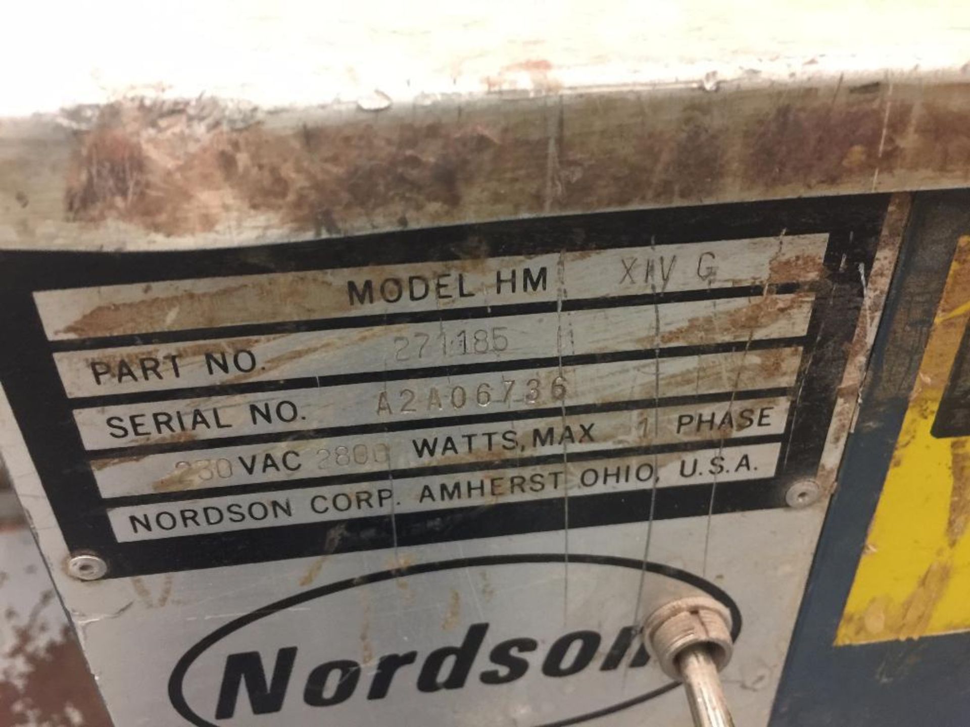 Nordale SS carton erector/sealer, hand load boxes from side, Nordson hot glue. - ** Located in Medin - Image 5 of 6