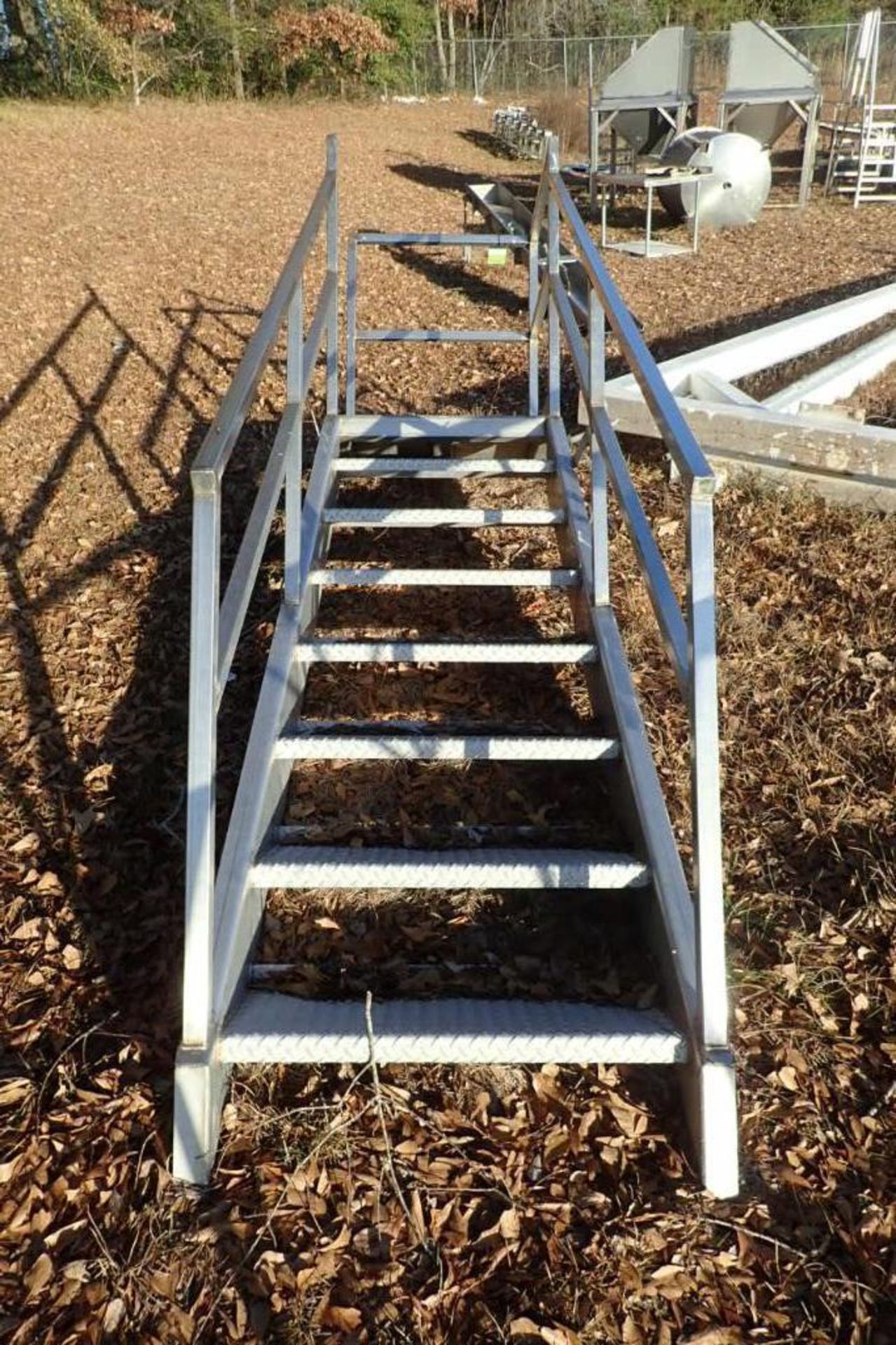 SS 7-step platform, 30 in. x 34 in. platform - ** Located in Dothan, Alabama ** Rigging Fee: $100 - Image 3 of 3