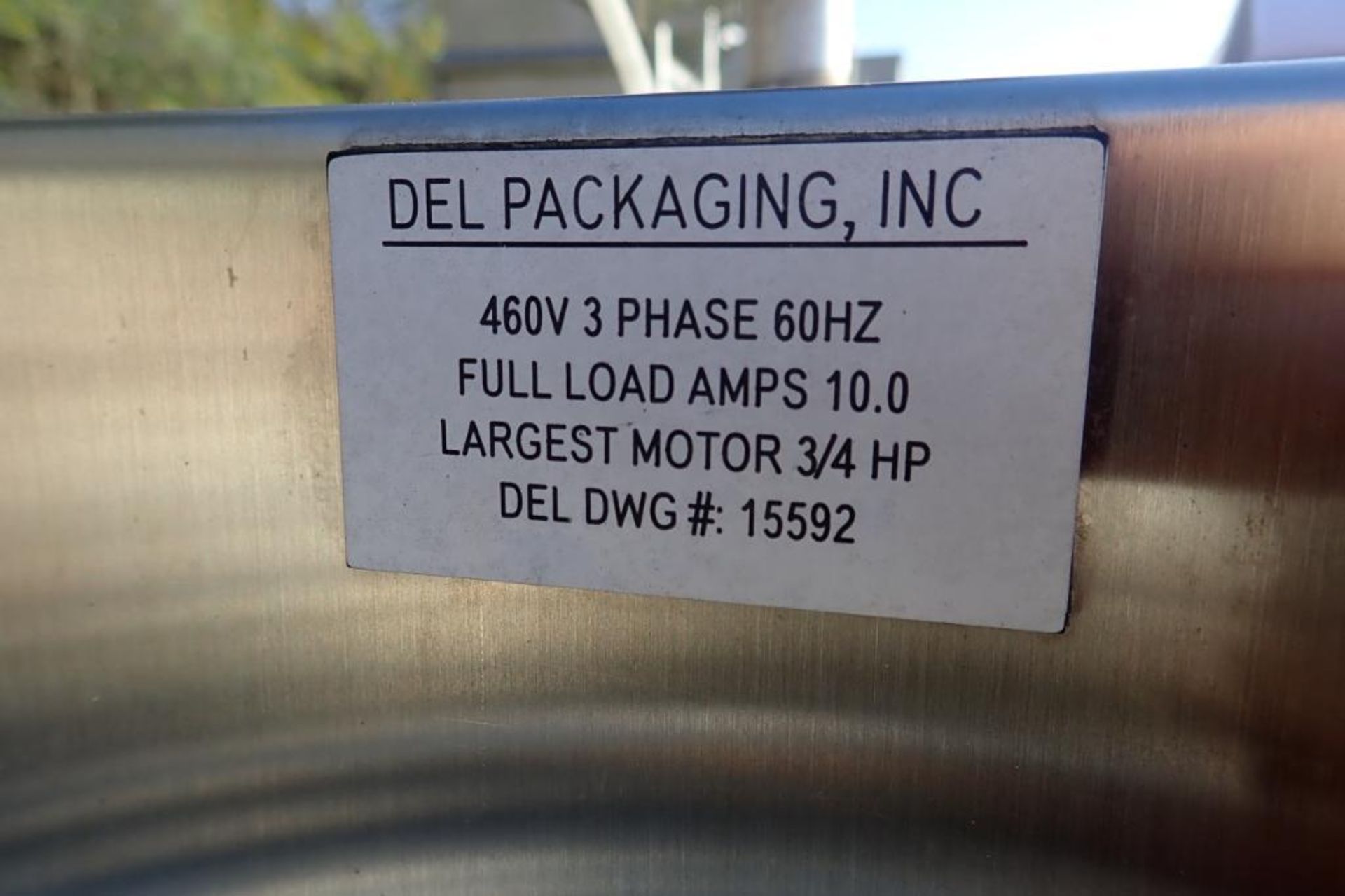 Del Packaging capper, AB powflex 4 vfd - ** Located in Dothan, Alabama ** Rigging Fee: $200 - Image 7 of 10