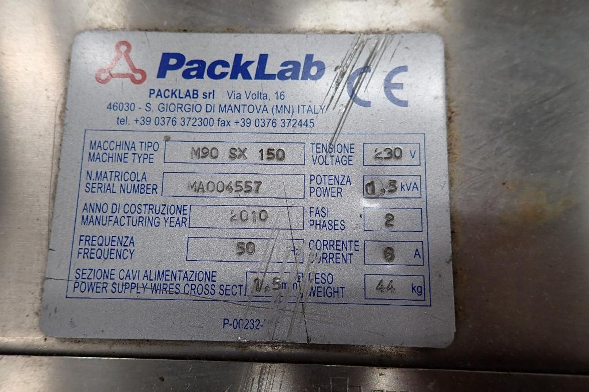 PackLab PE labeler, controls, Nordson hot glue pump, conveyor. - ** Located in Buckner, Kentucky ** - Bild 17 aus 24