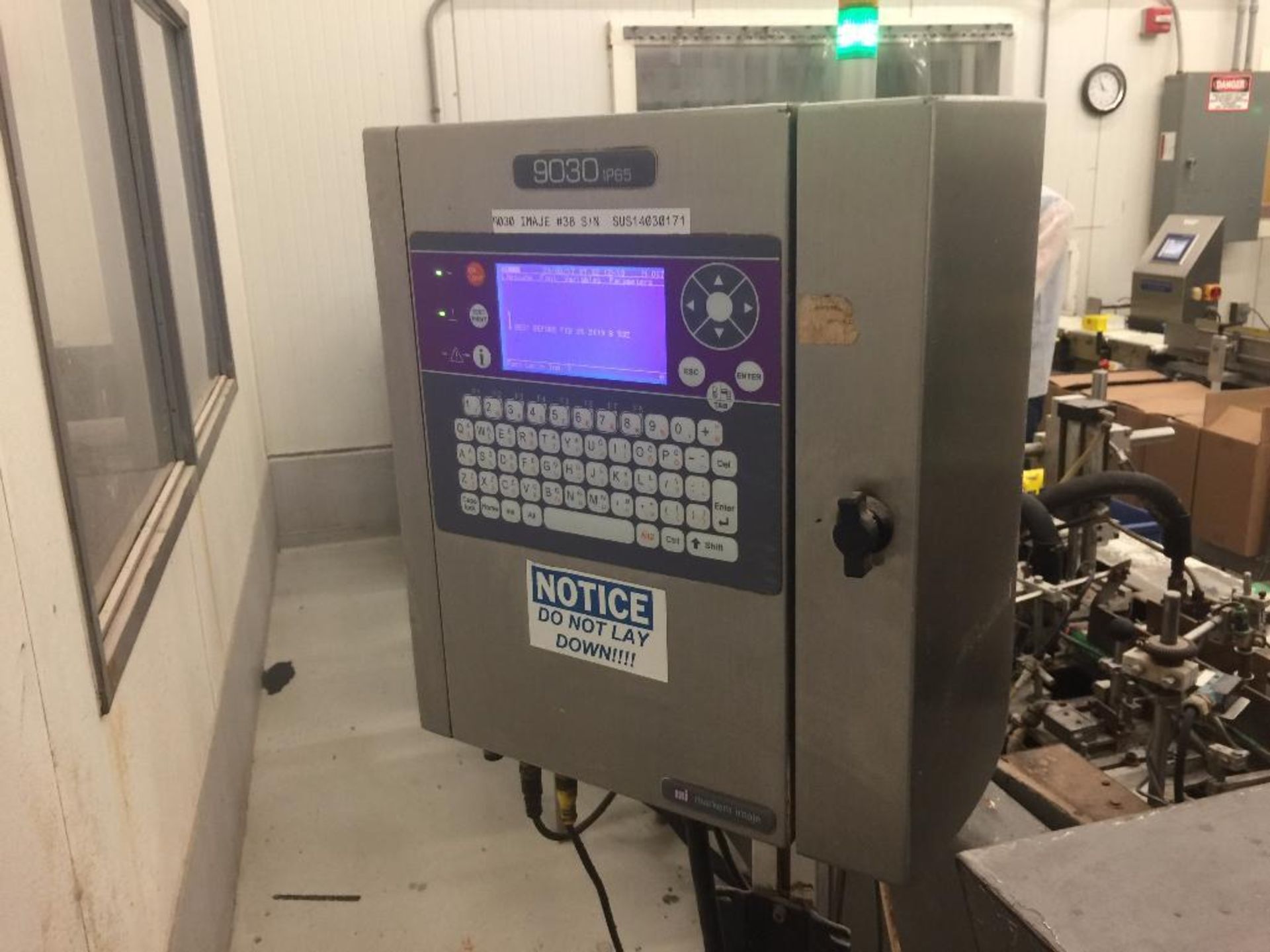 Markem Imaje ink jet coder, model 9030 IP65, s/n SUS14030171. (#38) - ** Located in Medina, New York