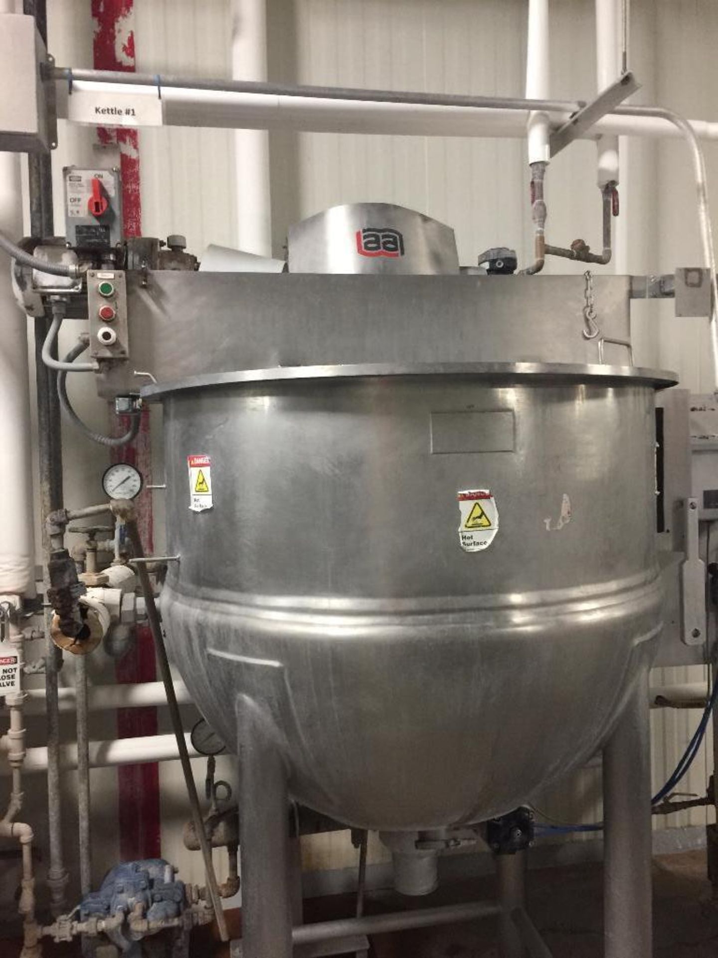 1999 Lee SS steam jacket kettle, model 200D9MS, s/n 12158-1-1. (#1) - ** Located in South Beloit, Il - Bild 2 aus 13