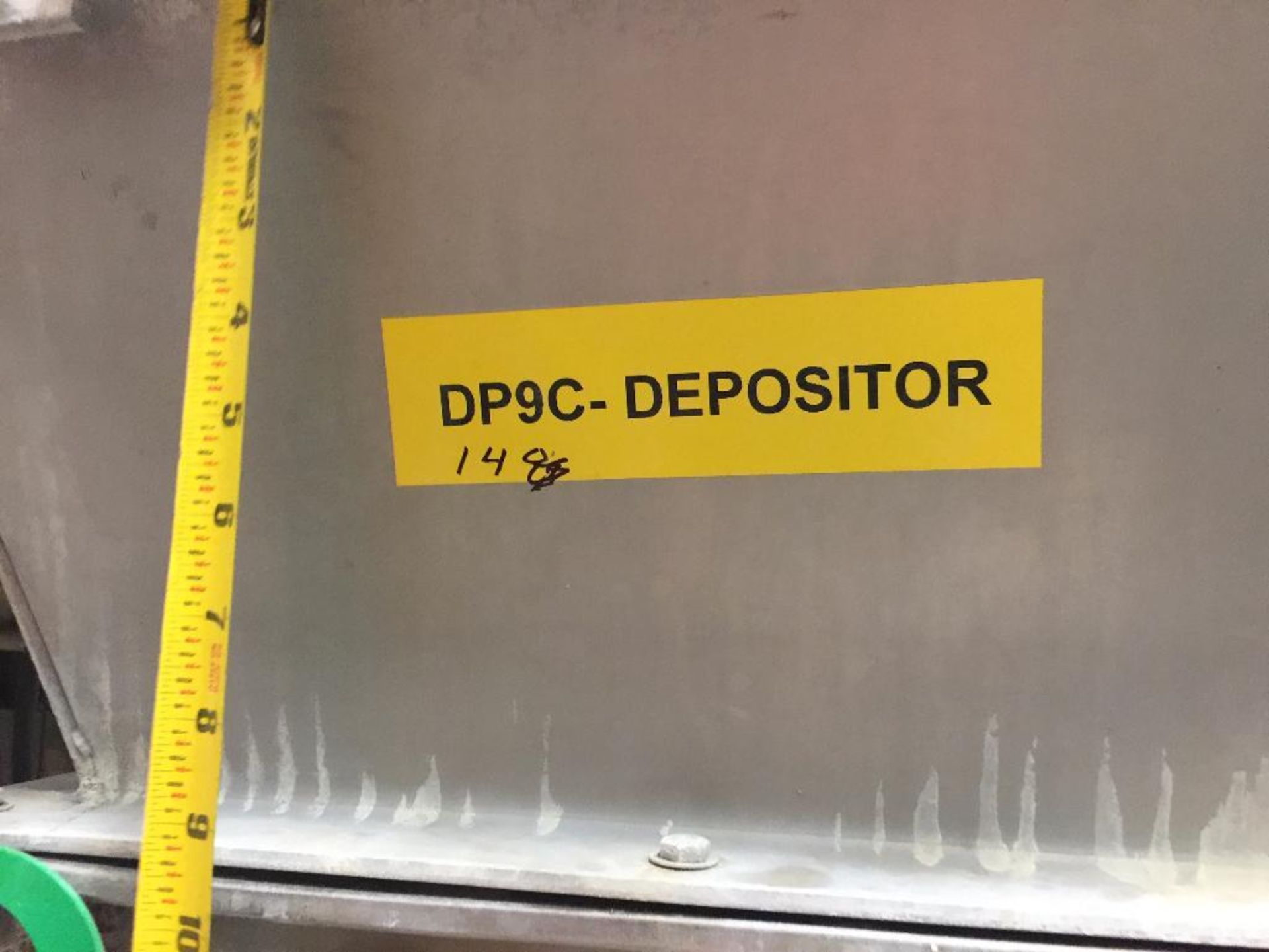 Auger depositor to extruder, 20 in. x 20 in. x 16 in. deep, SS screw, motor and drive. (missing scre - Image 5 of 5