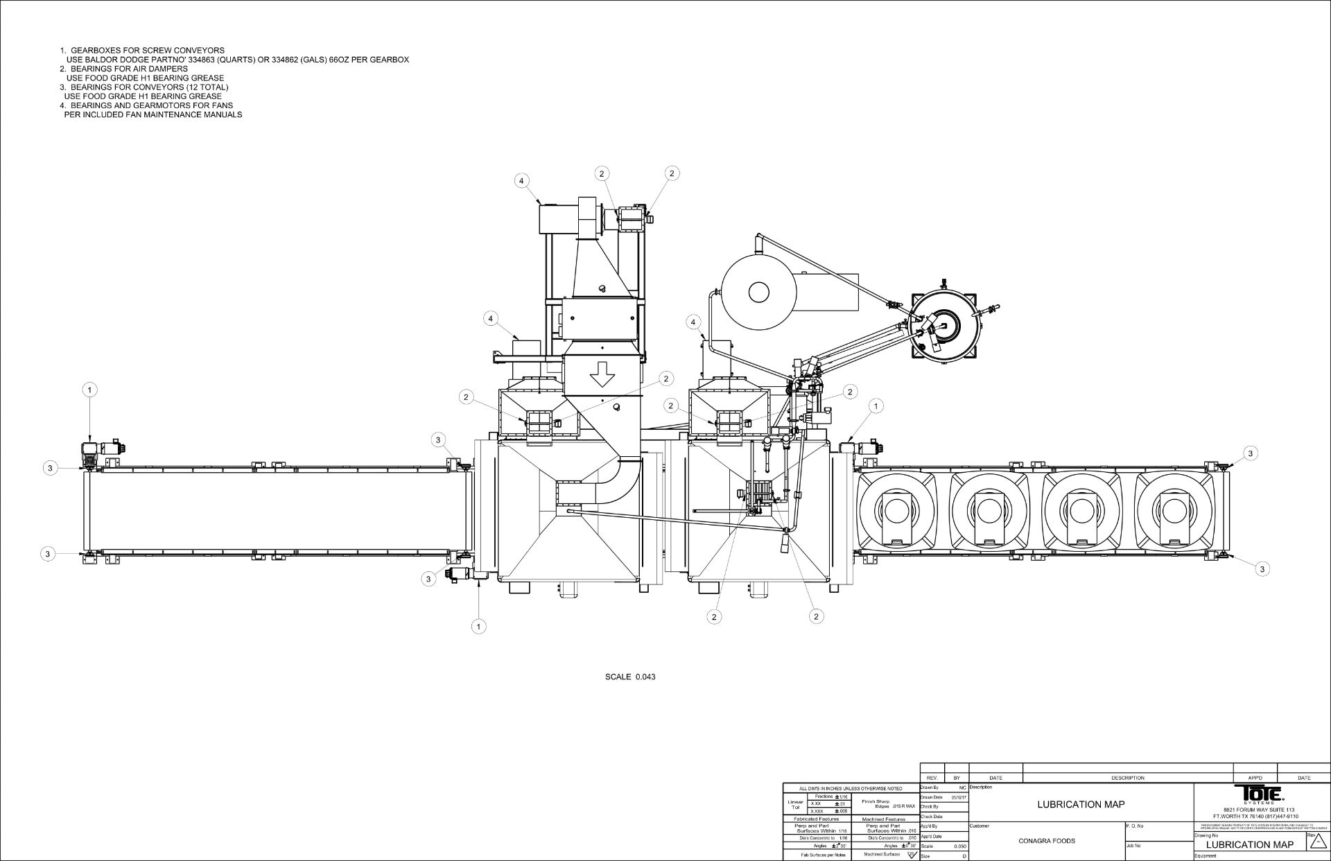 New 2017 Tote Systems SS tote washing system, SS tote washing bay w/ CIP spray ball, 48 in. wide bel - Bild 80 aus 82