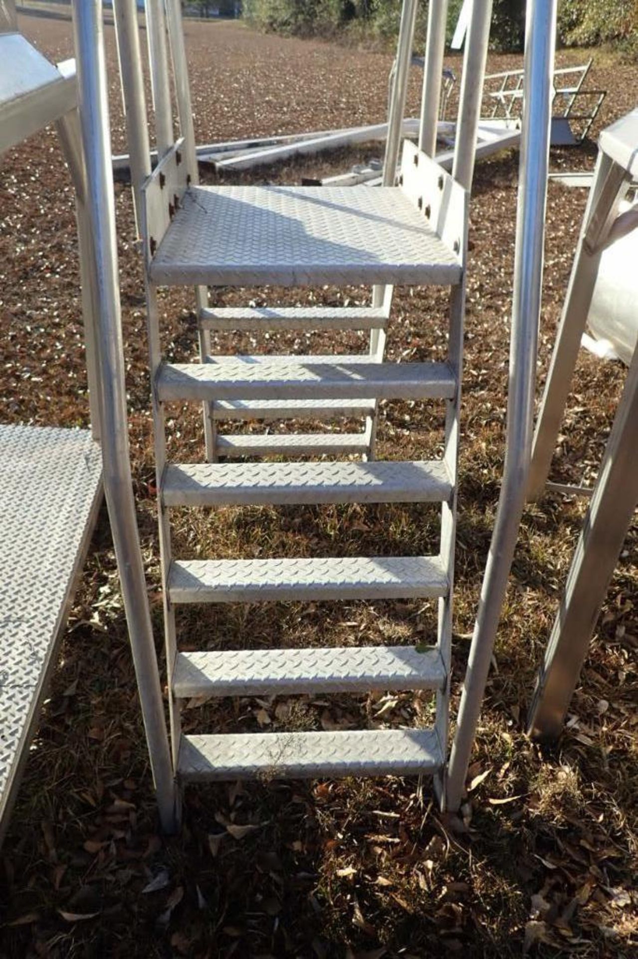 (2) SS 6-step crossovers, 24 in. wide x 47 in. clearance - ** Located in Dothan, Alabama ** Rigging - Image 4 of 4