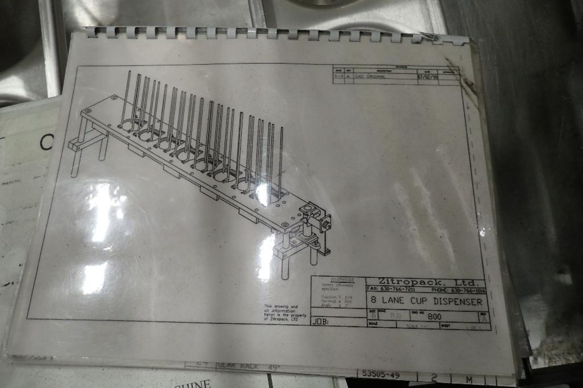 Osgood automatic 8-line double-index cup filler, model 8120, s/n 29338, job number 29-338, with cont - Image 10 of 18