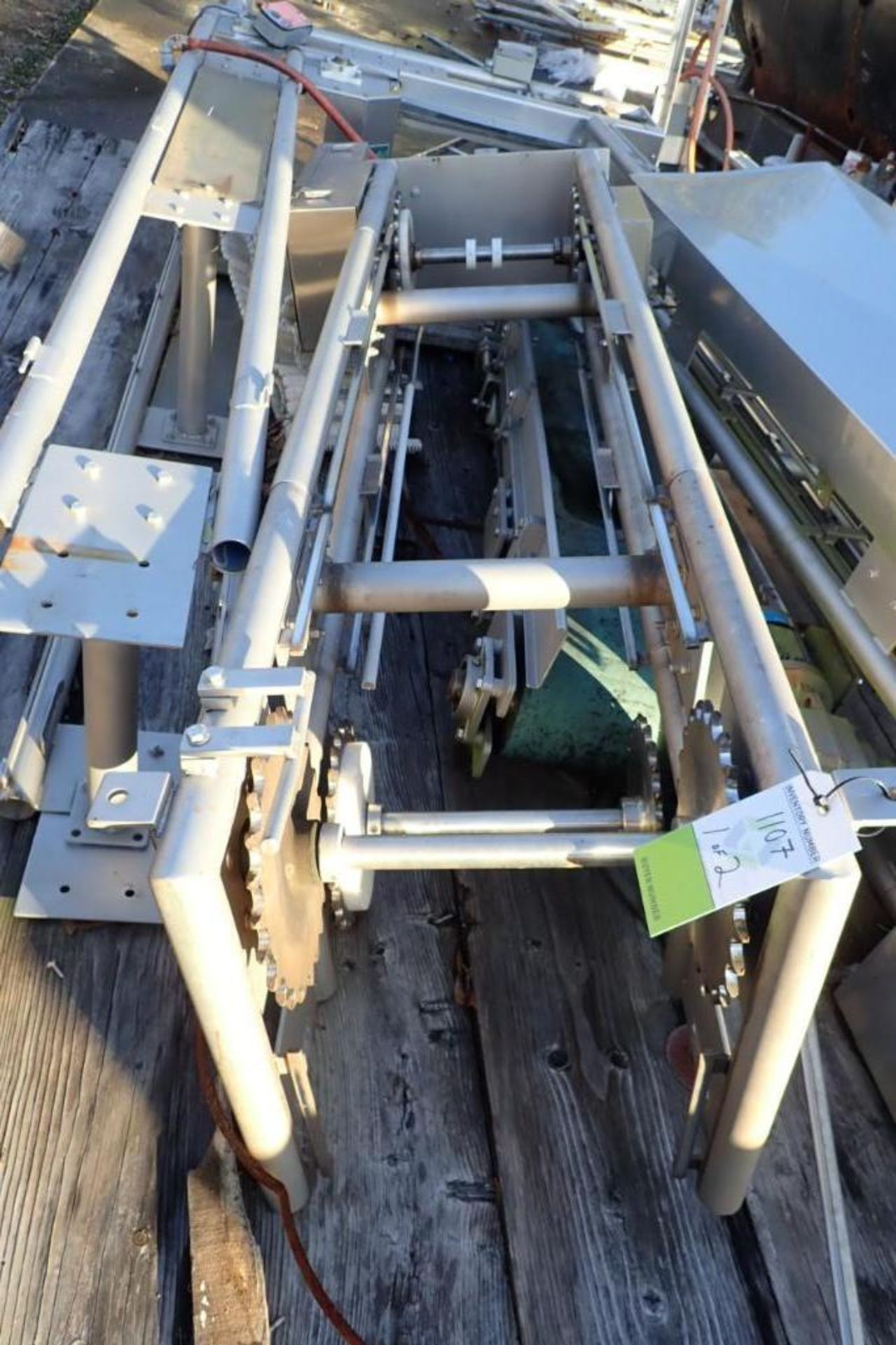 (2) RBM SS Z conveyor frames, fits 14 in. wide belt - ** Located in Dothan, Alabama ** Rigging Fee: - Image 2 of 11