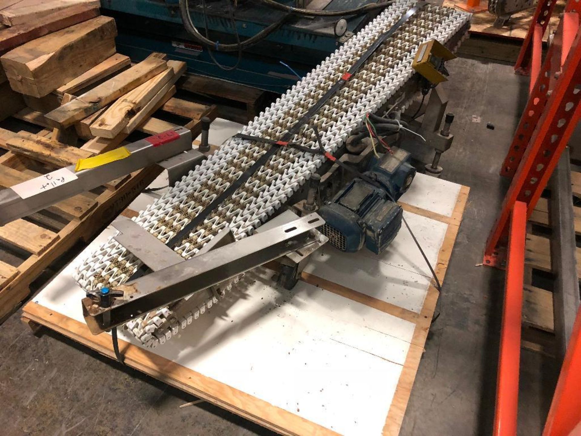 Spantech mild steel conveyor, 60 in. long x 11 in. wide. (17-2) - ** Located in Medina, New York **