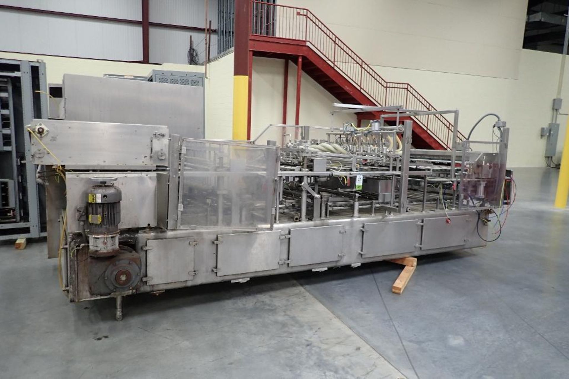 Osgood automatic 8-line double-index cup filler, model 8120, s/n 29338, job number 29-338, with cont