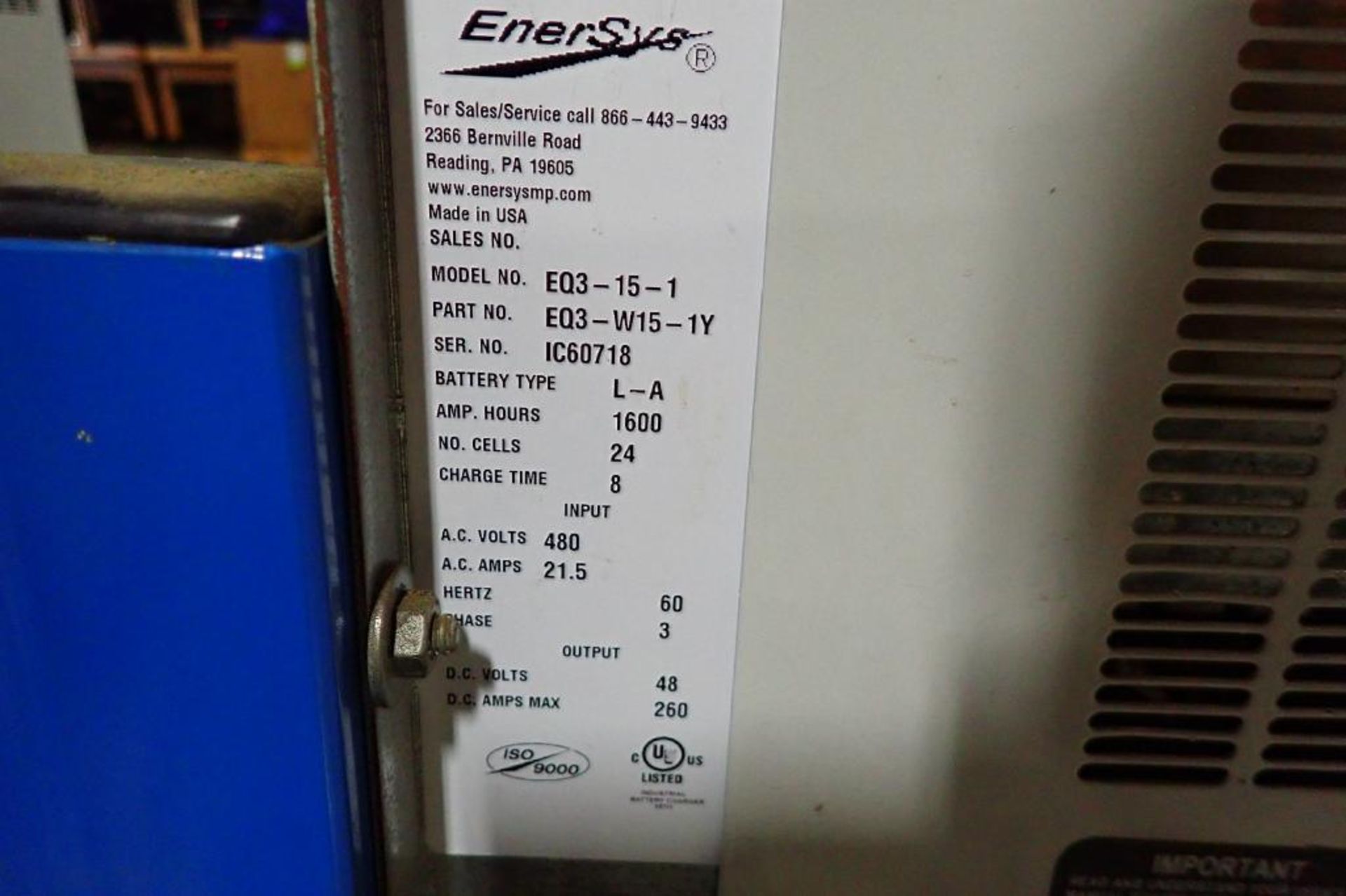 Enforcer 48V battery charger {Located in Plymouth, IN} - Image 5 of 5