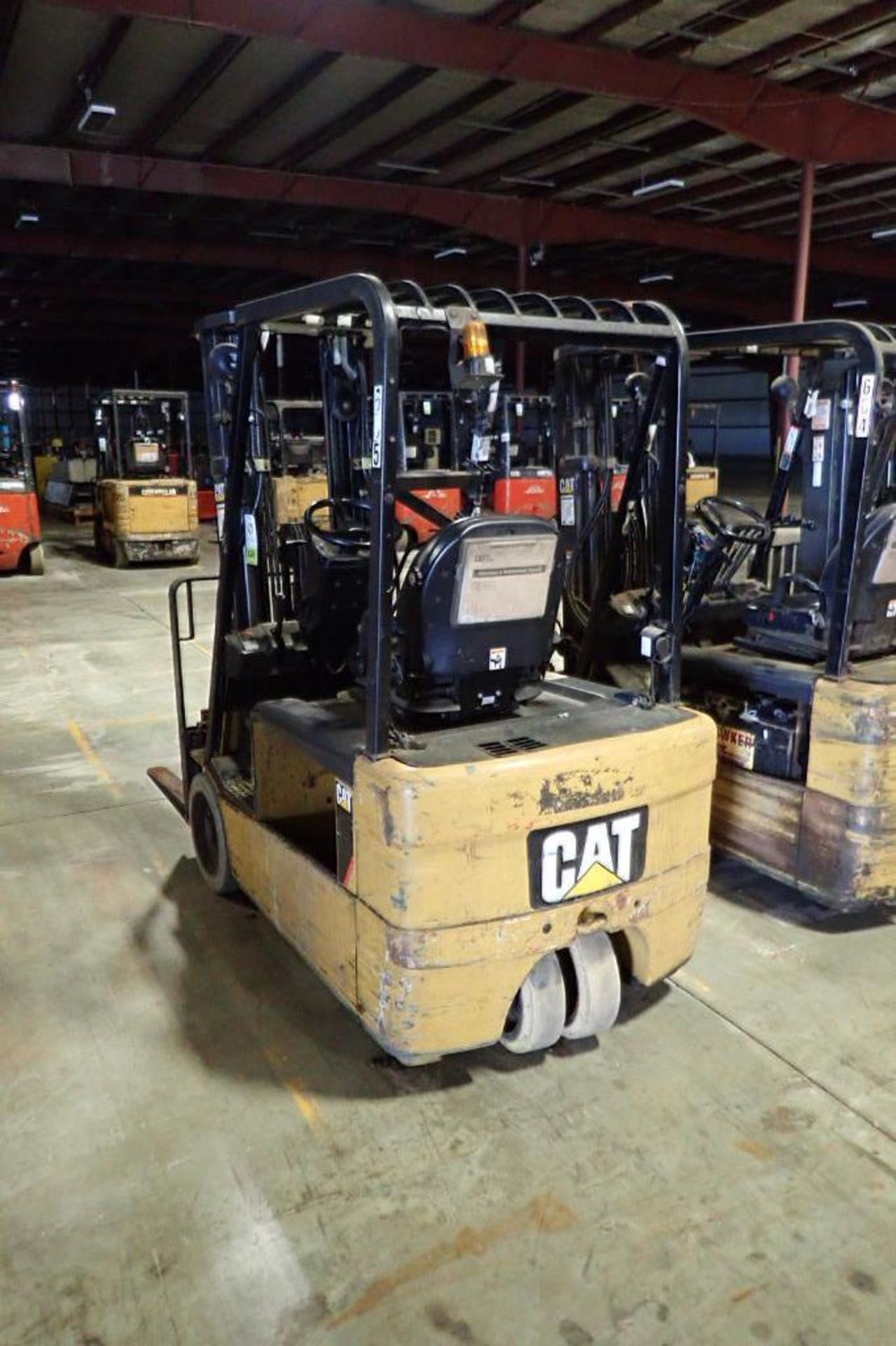 Caterpillar 48V electric forklift {Located in Plymouth, IN} - Image 2 of 7