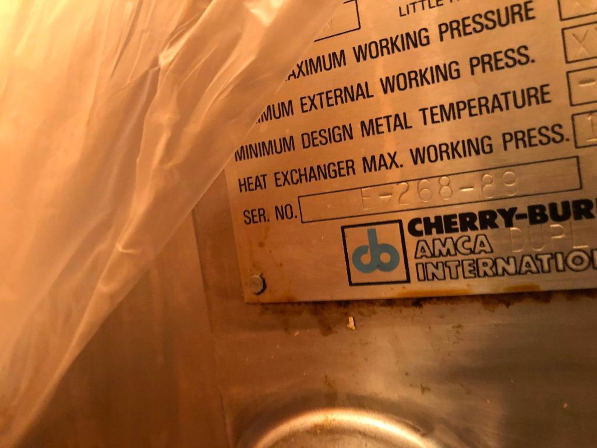 1989 Cherry Burrell SS jacketed heated tank {Located in Womelsdorf, PA} - Image 18 of 18