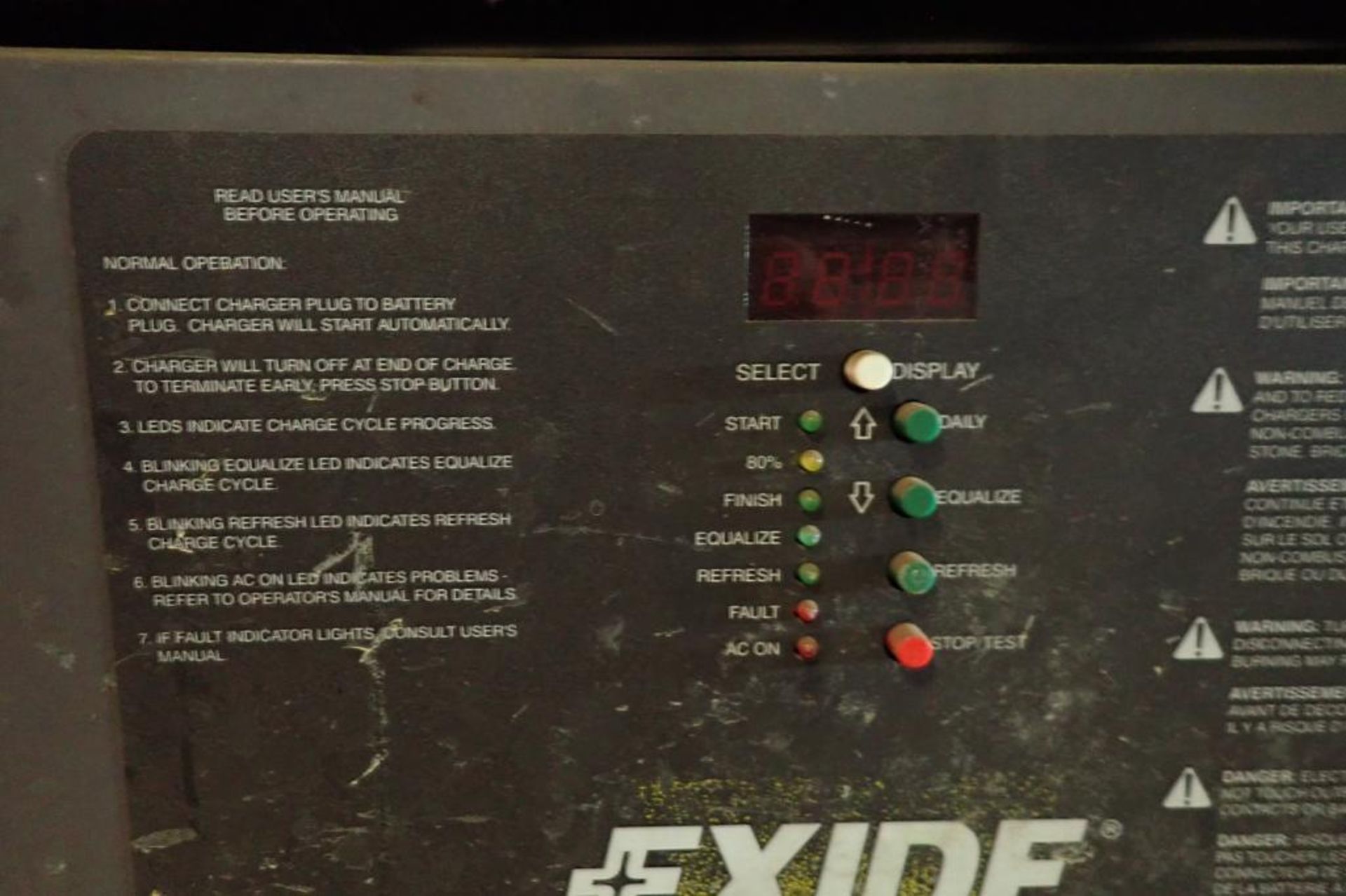 Exide 48V battery charger {Located in Plymouth, IN} - Bild 2 aus 4