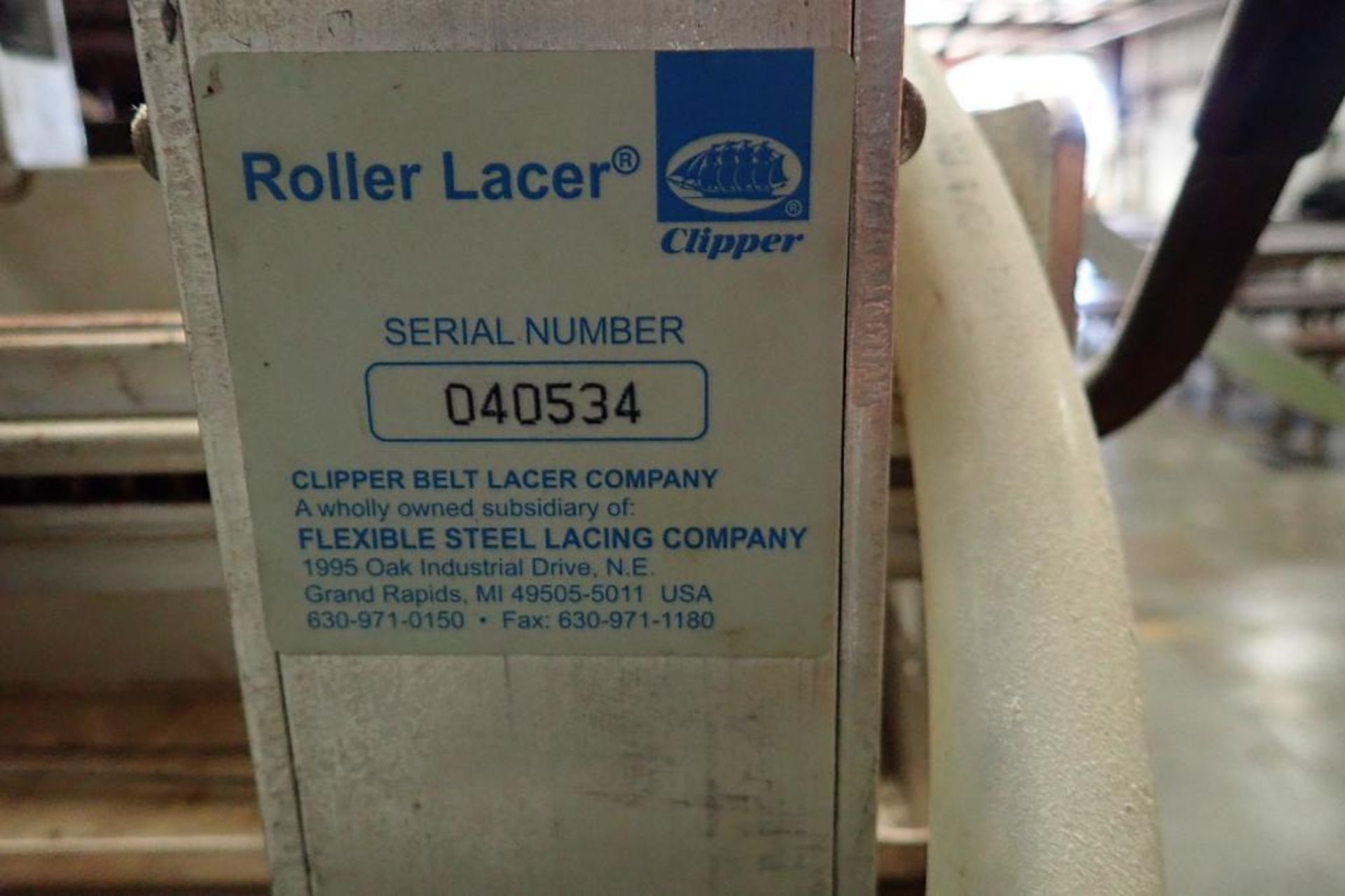 Roller Lacer belt lacer {Located in Plymouth, IN} - Bild 3 aus 5