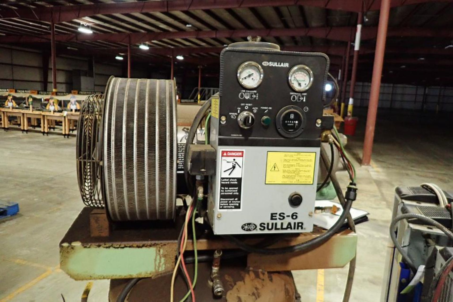 2013 Sullair vertical air compressor {Located in Plymouth, IN} - Image 2 of 10