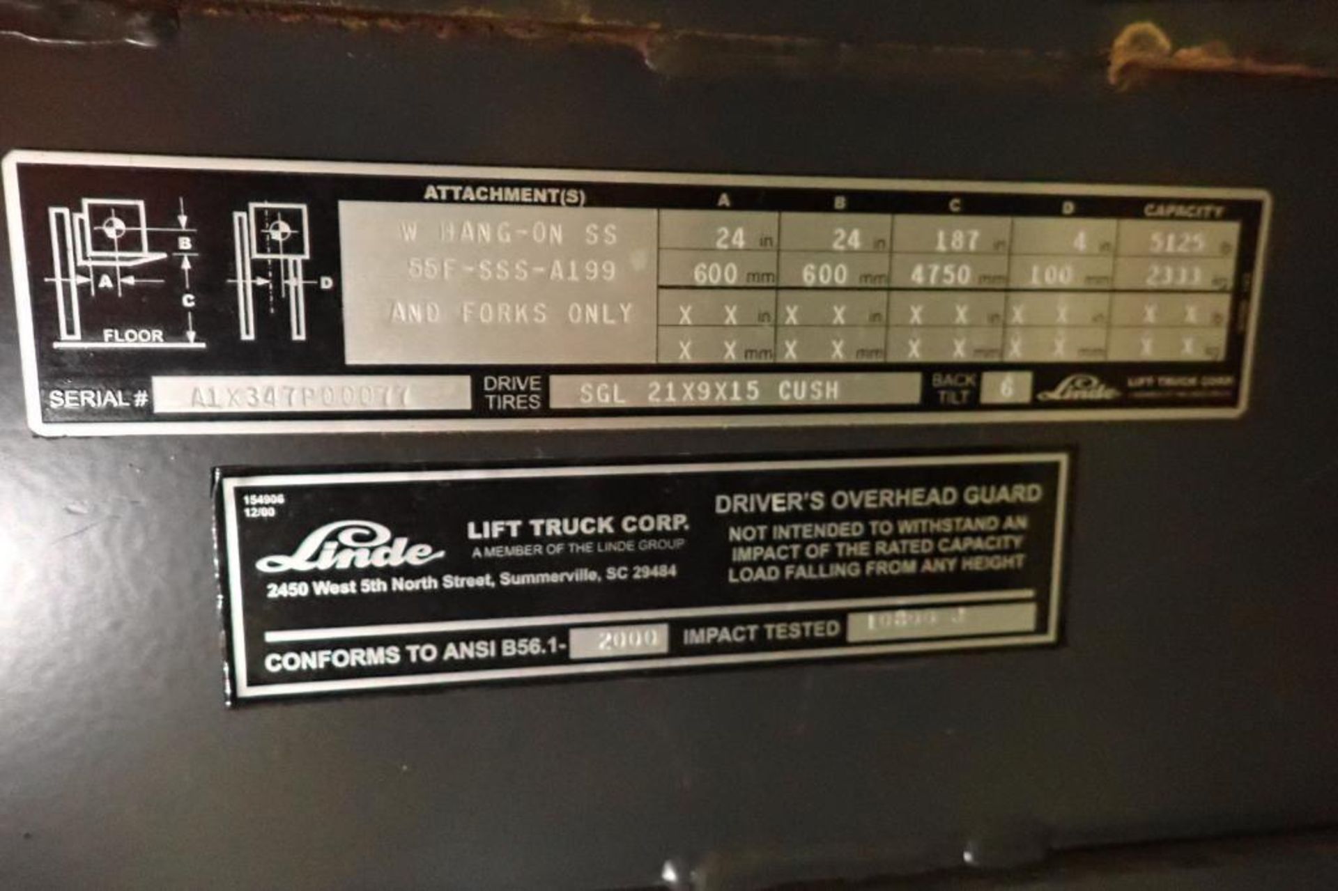 Linde 48V electric forklift {Located in Plymouth, IN} - Bild 9 aus 9