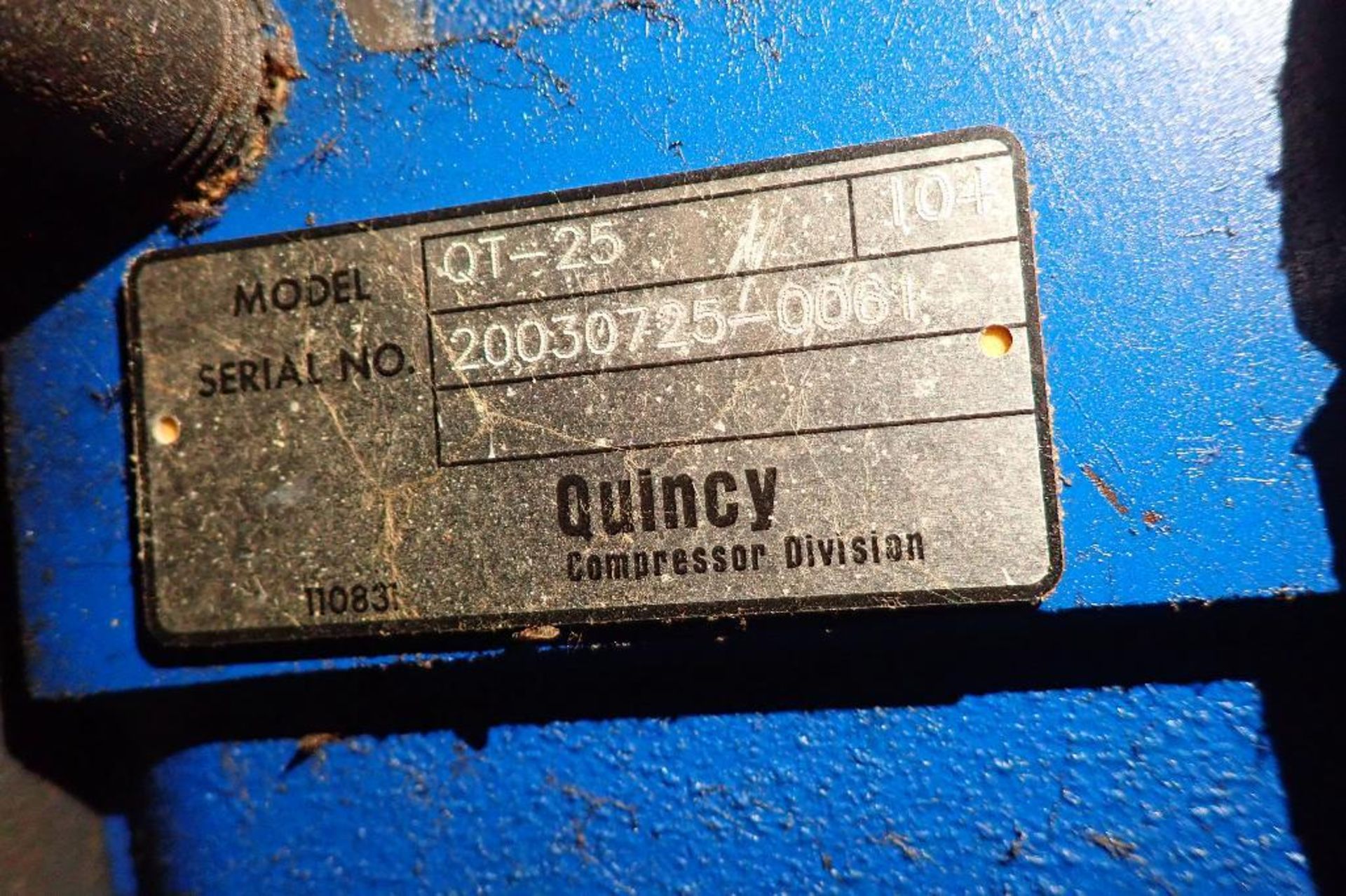 Quincy dual compressor package {Located in North East, PA} - Image 13 of 17