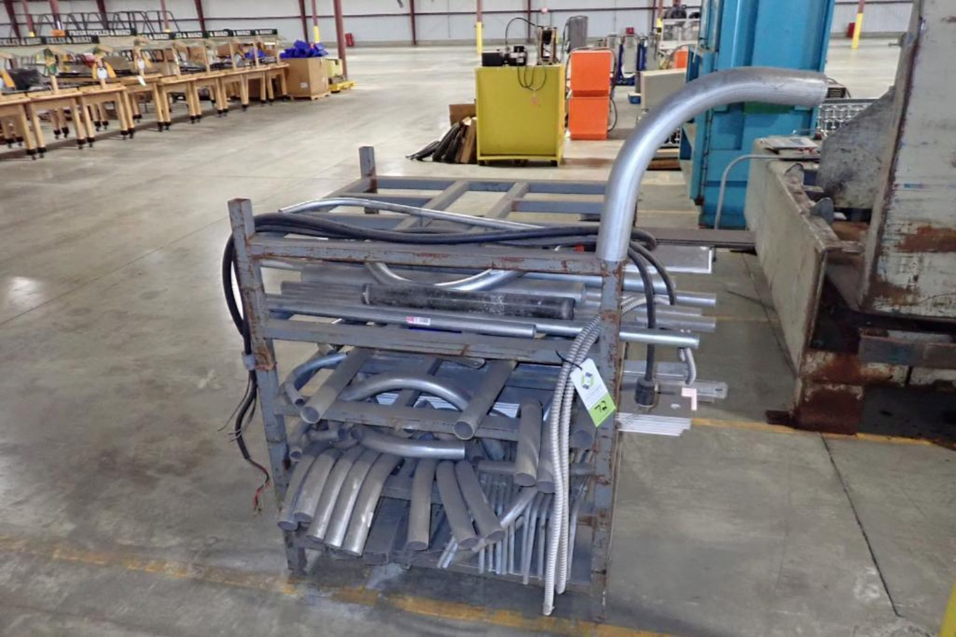 Mild steel rack 40 in. long x 36 in. wide x 48 in. tall {Located in Plymouth, IN} - Image 2 of 3