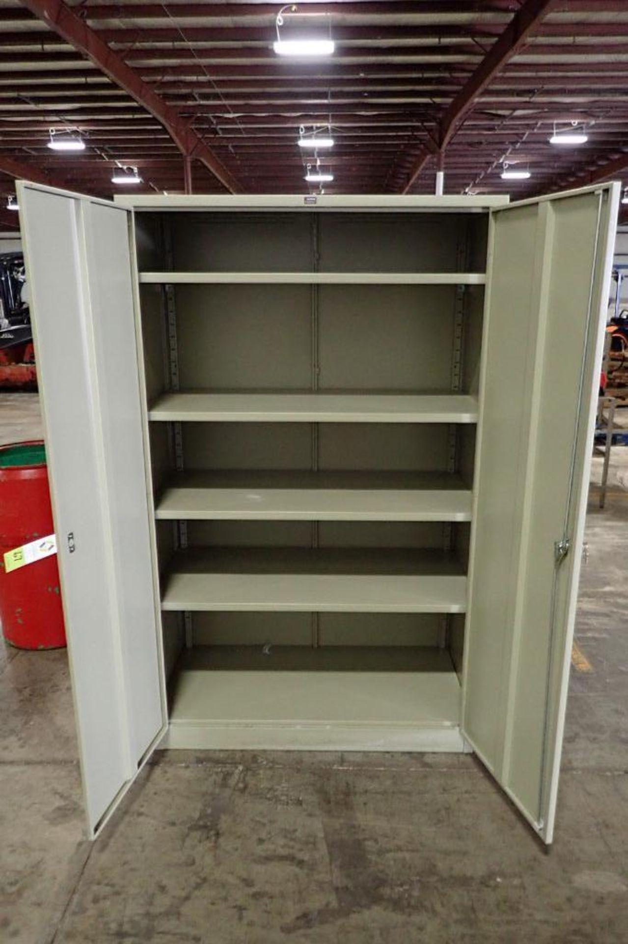 Global Industrial mild steel cabinet and contents {Located in Plymouth, IN} - Image 3 of 3