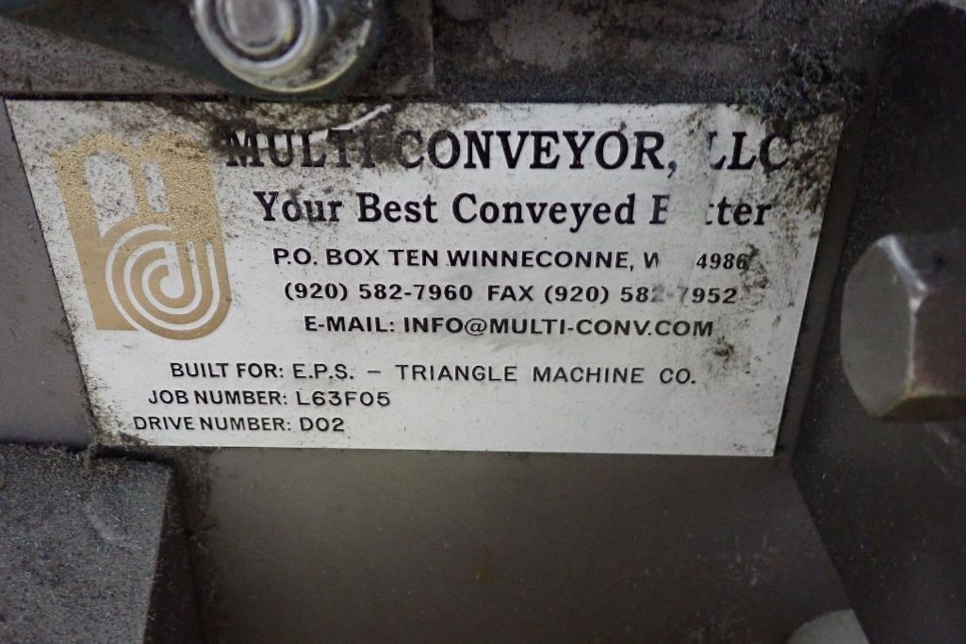 Multi Conveyor infeed belt conveyor {Located in Lakeville, MN} - Image 9 of 10
