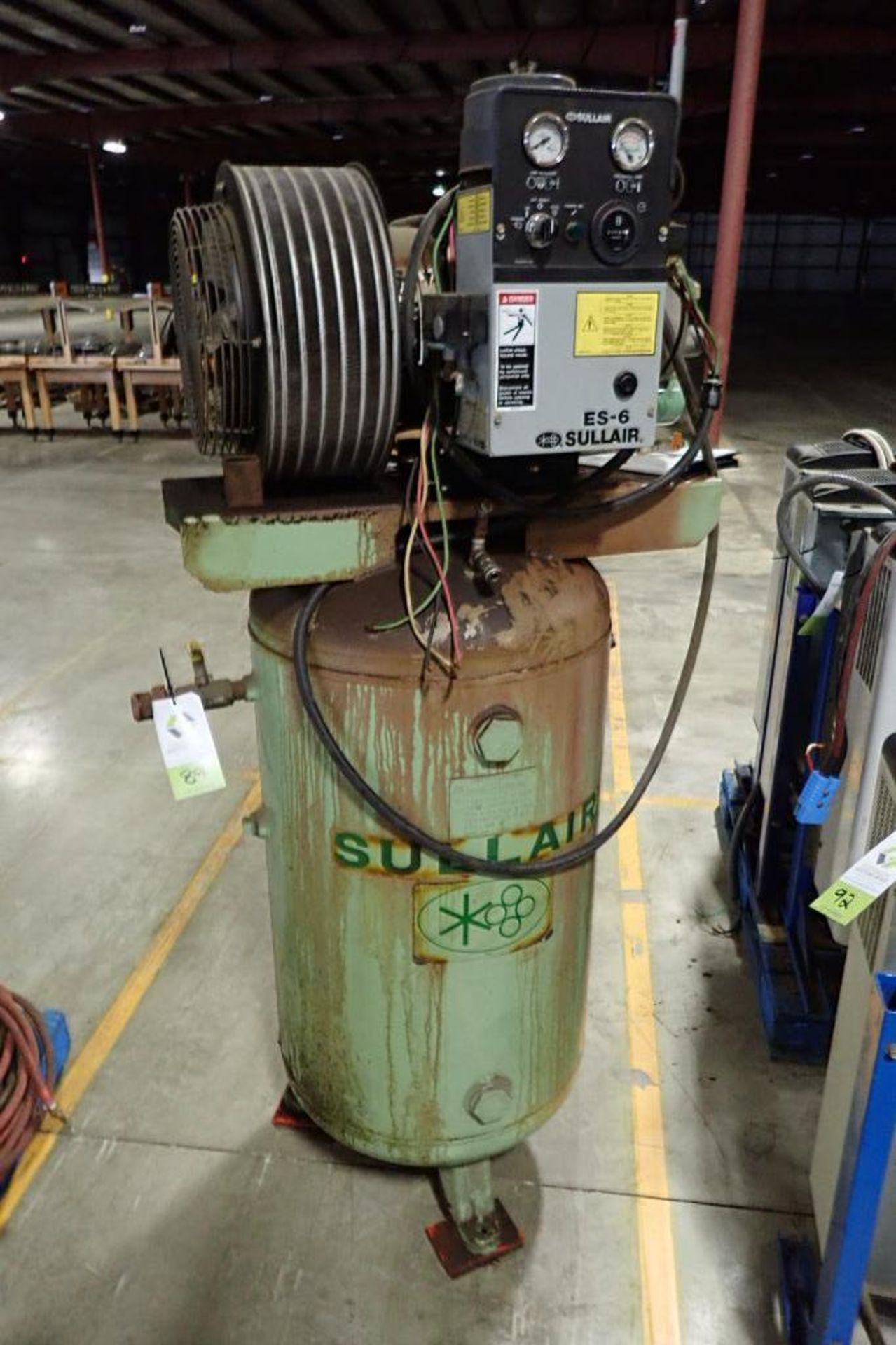 2013 Sullair vertical air compressor {Located in Plymouth, IN}