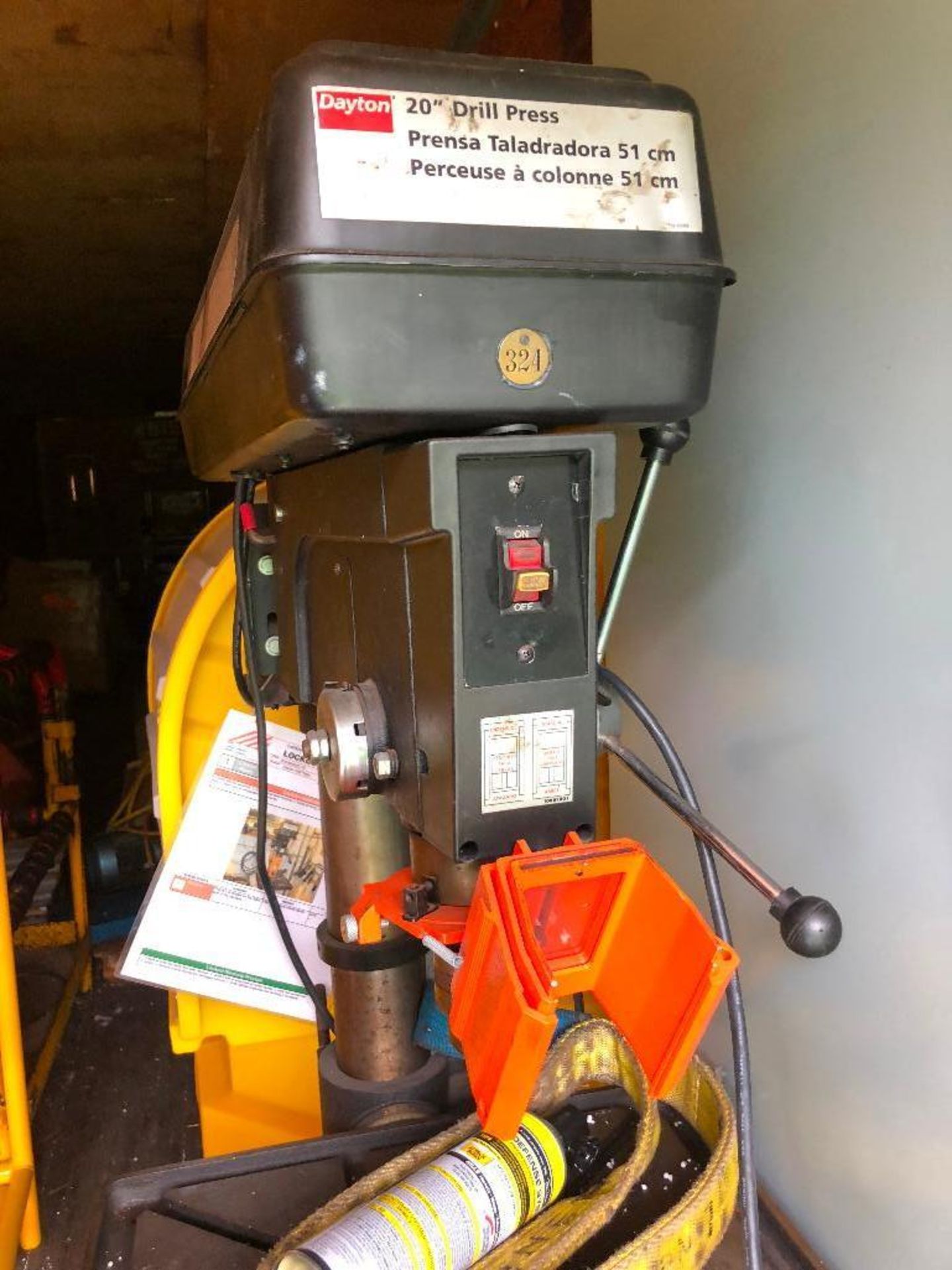 Dayton 20 in. floor drill press {Located in Womelsdorf, PA} - Bild 3 aus 6