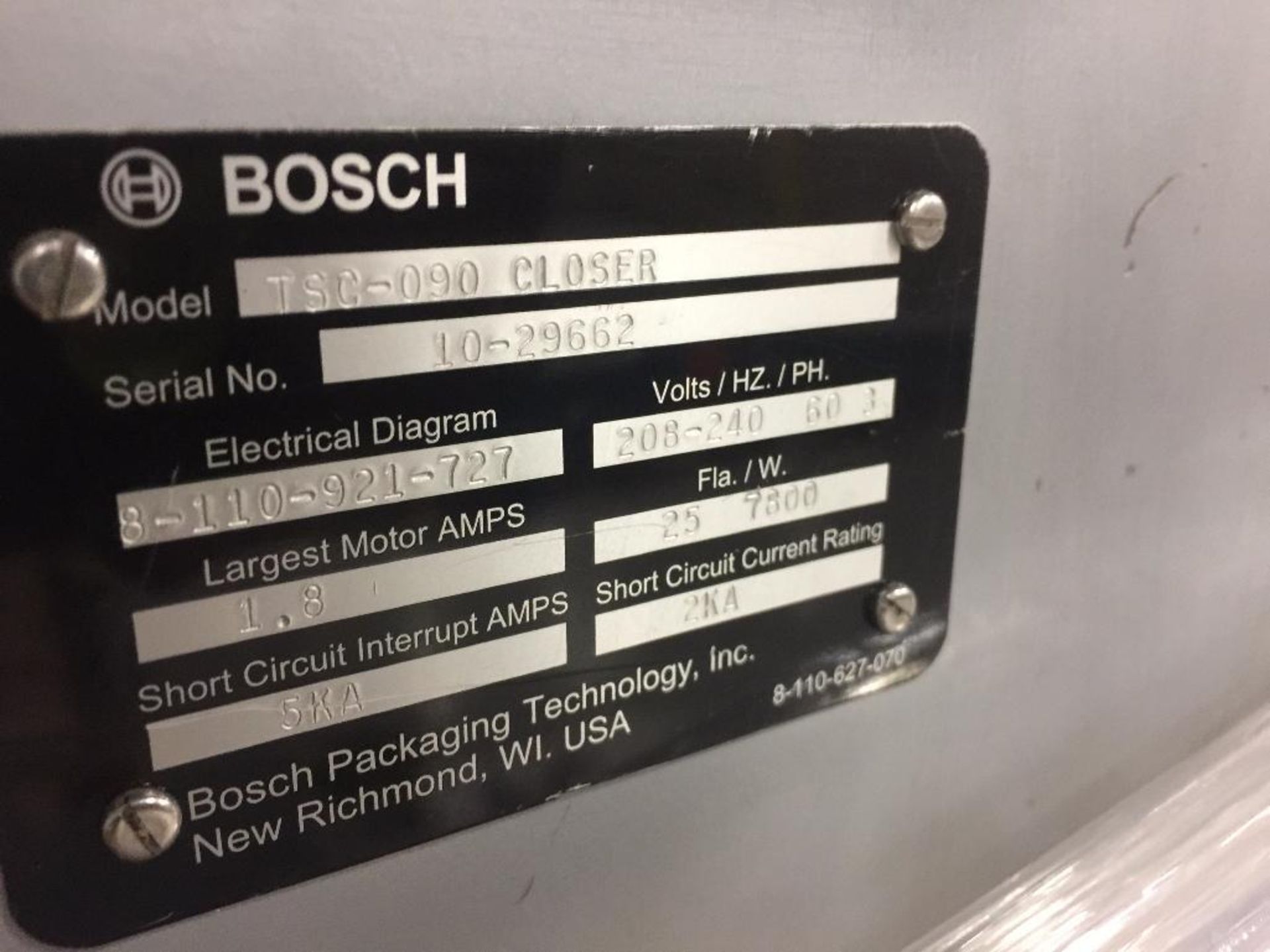 Bosch carton former / closer {Located in Brooklyn Park, MN} - Image 4 of 35